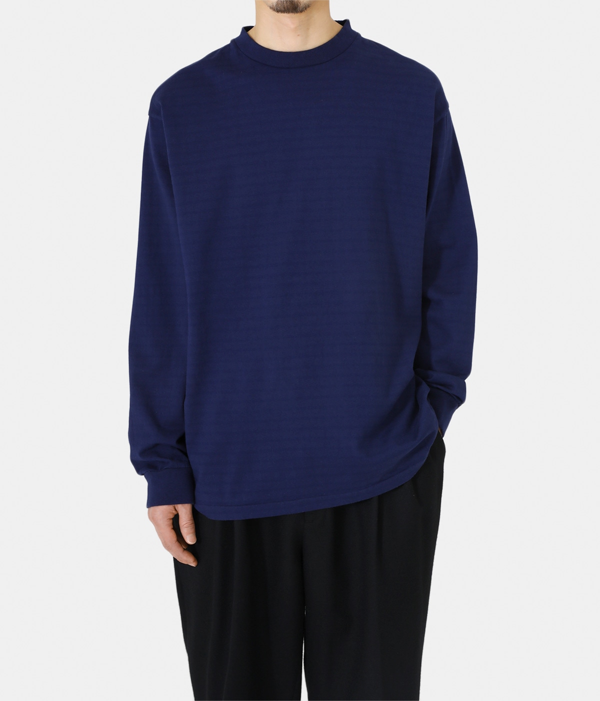 model(175cm / 60kg)B85 W75 H92 着用サイズ：L