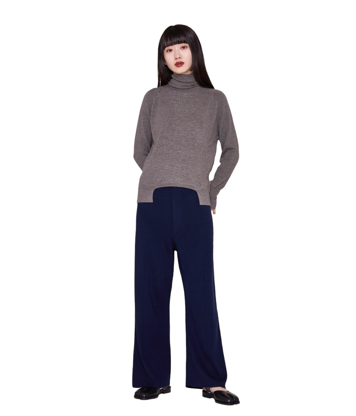 juemi ニットパンツ Wide Belt Glitter Knit Pants – JUEMI