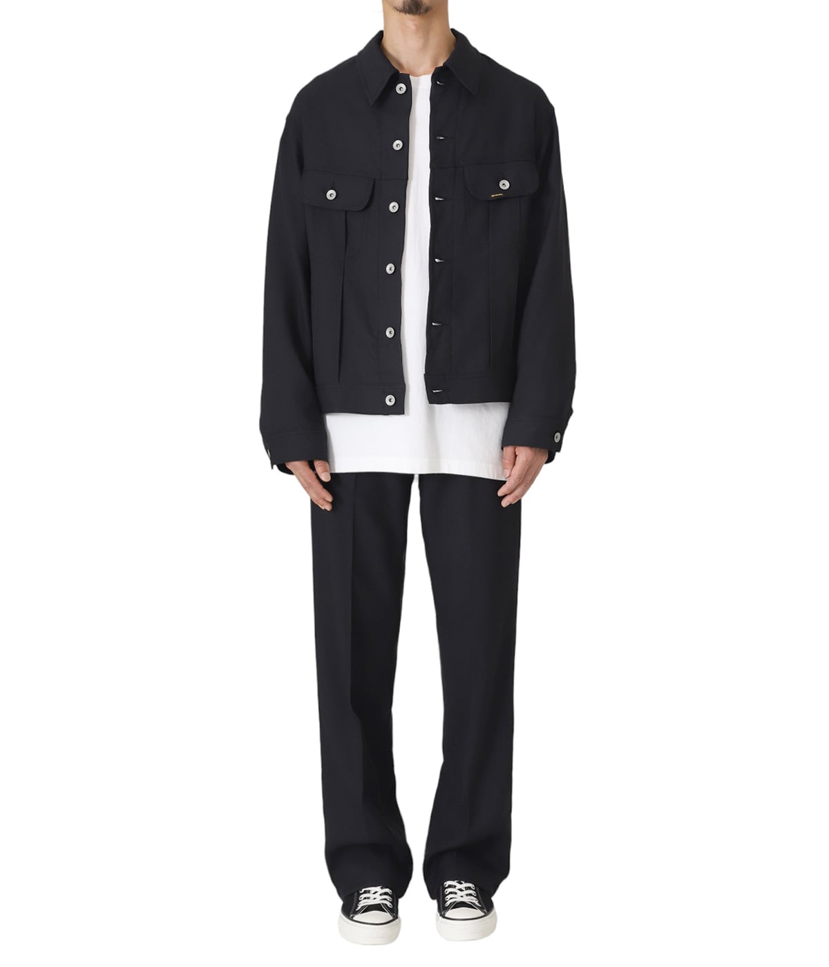 パンツ DAIRIKU STRAIGHTLEG BLACK-31 DAIRIKU（ダイリク）