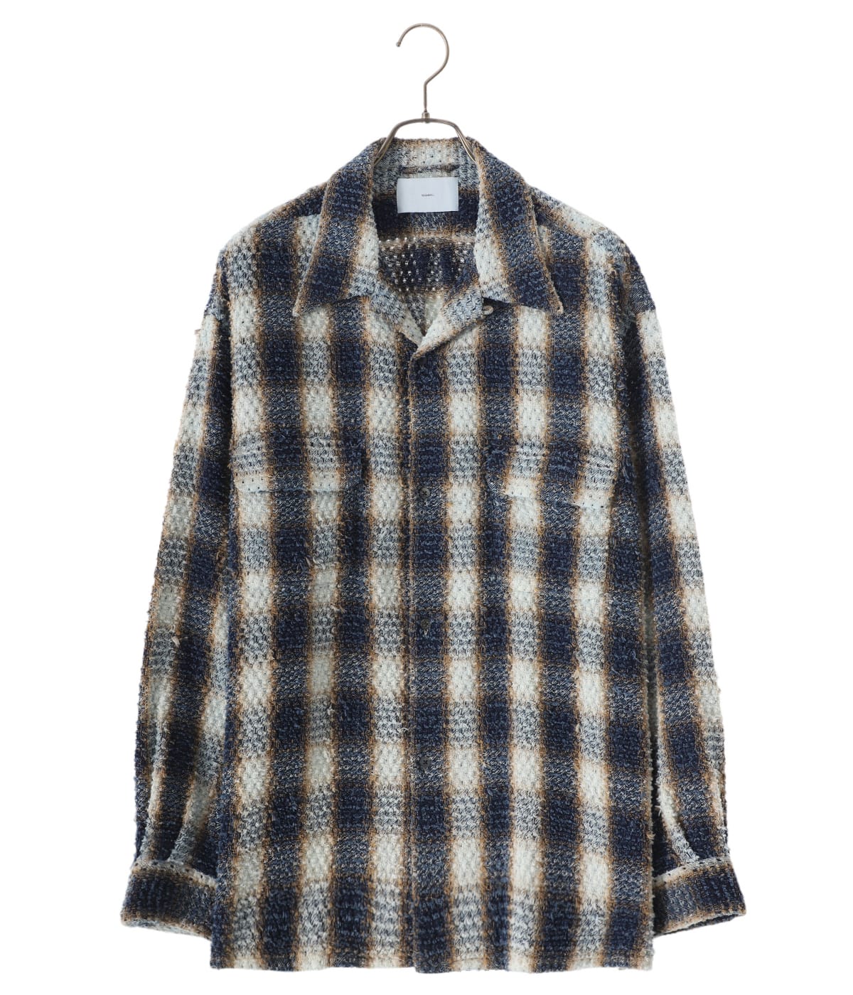 SUGARHILL ダメージ加工 チェックネルシャツ Lot No. SC29358 / TWILL CHECK WORK SHIRT - SUGAR CANE