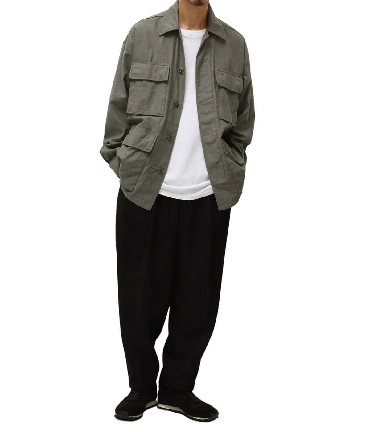 LIGHT BACKSATIN B.D.U JACKET | GOLD(ゴールド) / アウター