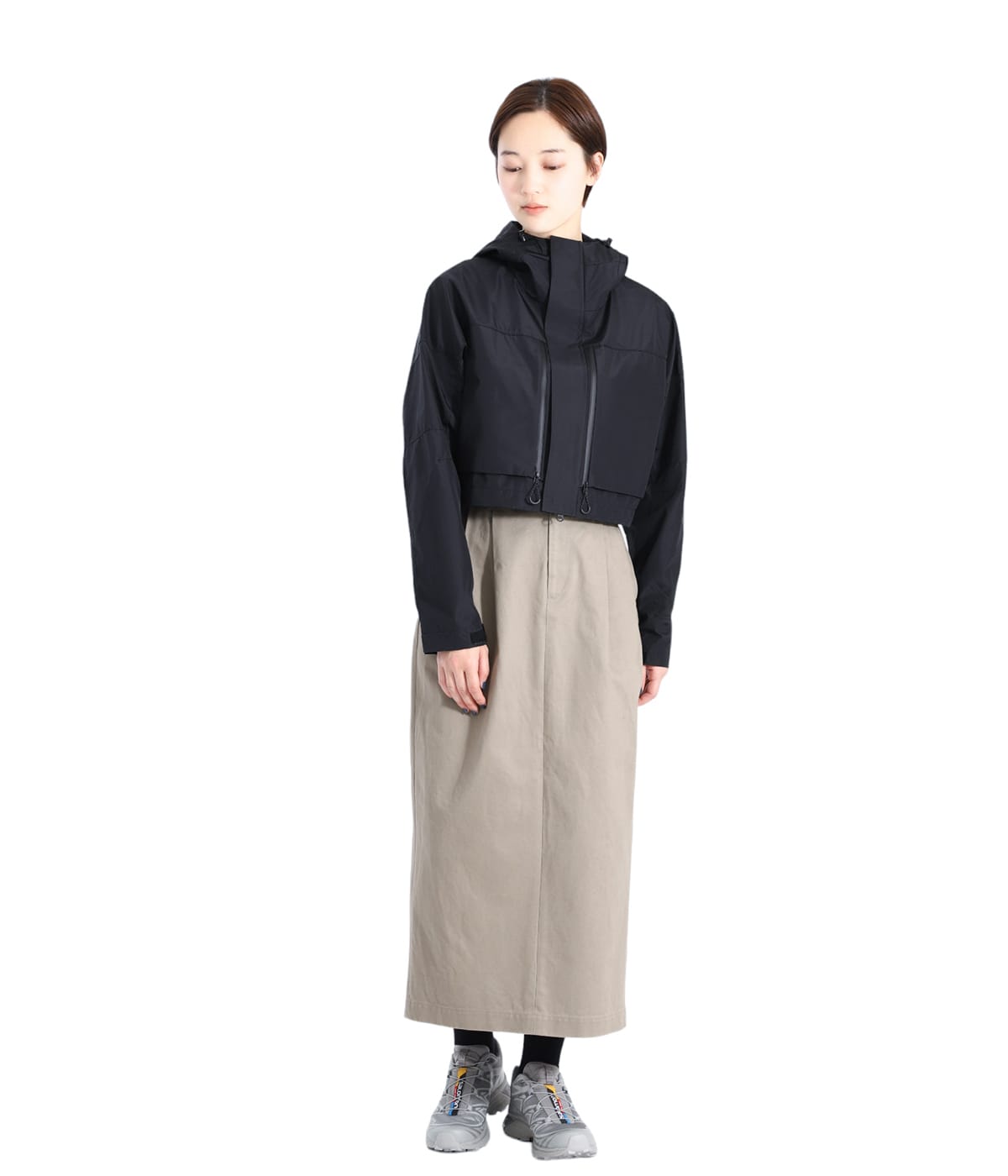 新品タグ付き T-MAC アウター レディース】WINDSTOPPER CITIFIED UTILITY JACKET CROP