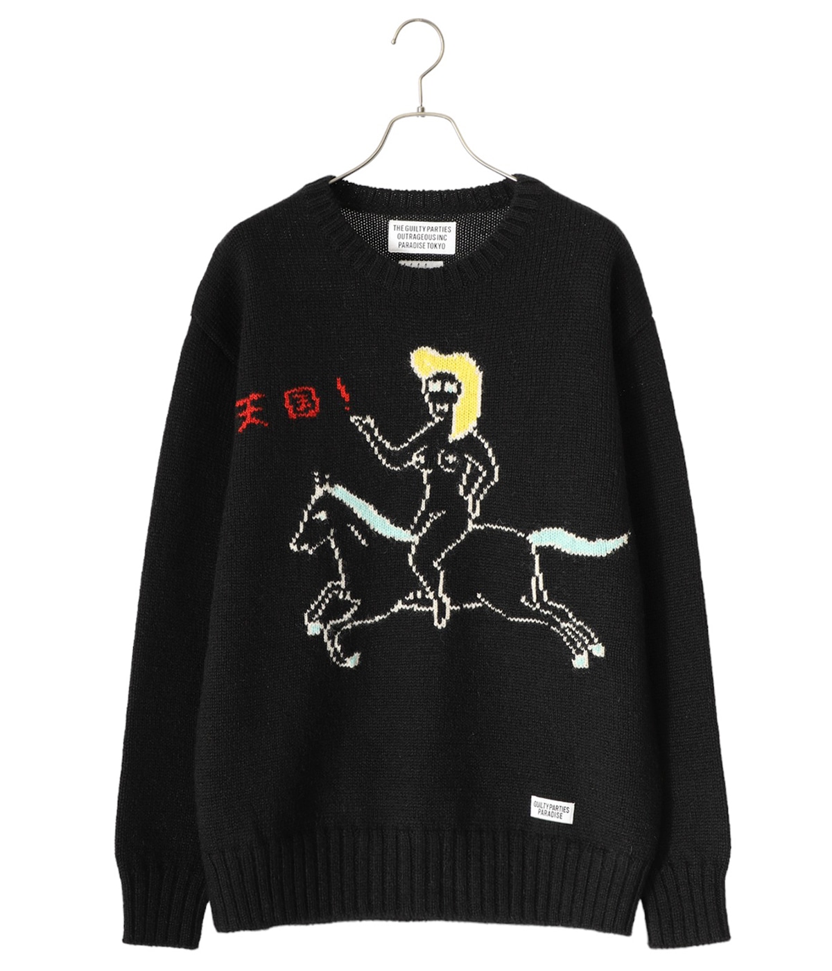 WACKO MARIA ワコマリア クラシック クルーネック ニットセーター WACKO MARIA (ワコマリア) CLASSIC CREW NECK SWEATER