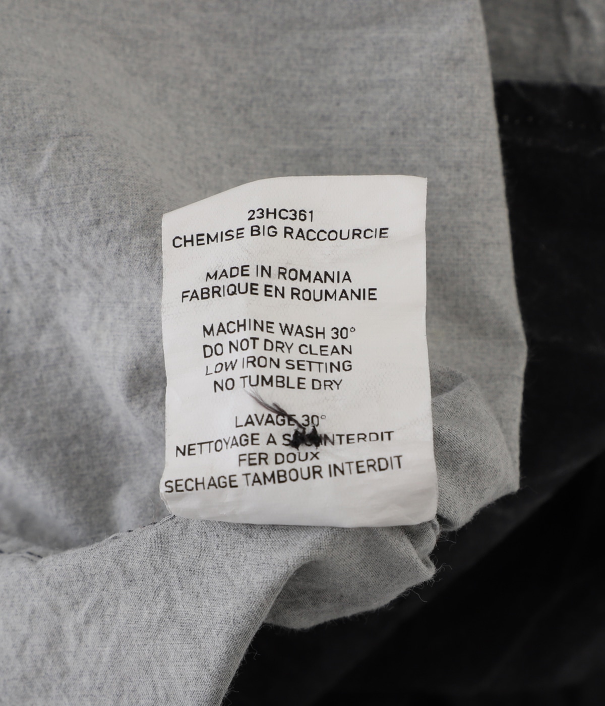 BIG RACCOURCIE SHIRT | CASEY CASEY(ケイシー ケイシー