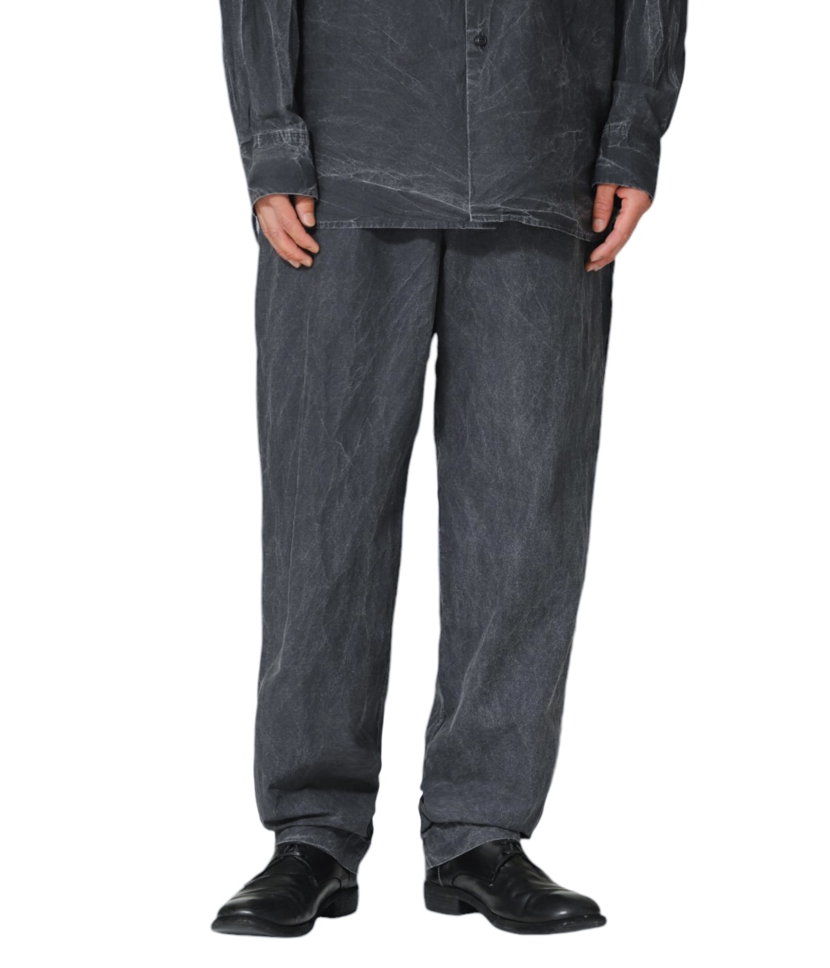 CASEY CASEYケイシーケイシーサルエルパンツ　ウールブラック黒L CASEY CASEY(ケイシーケイシー) コットンパンツ パープル サイズ