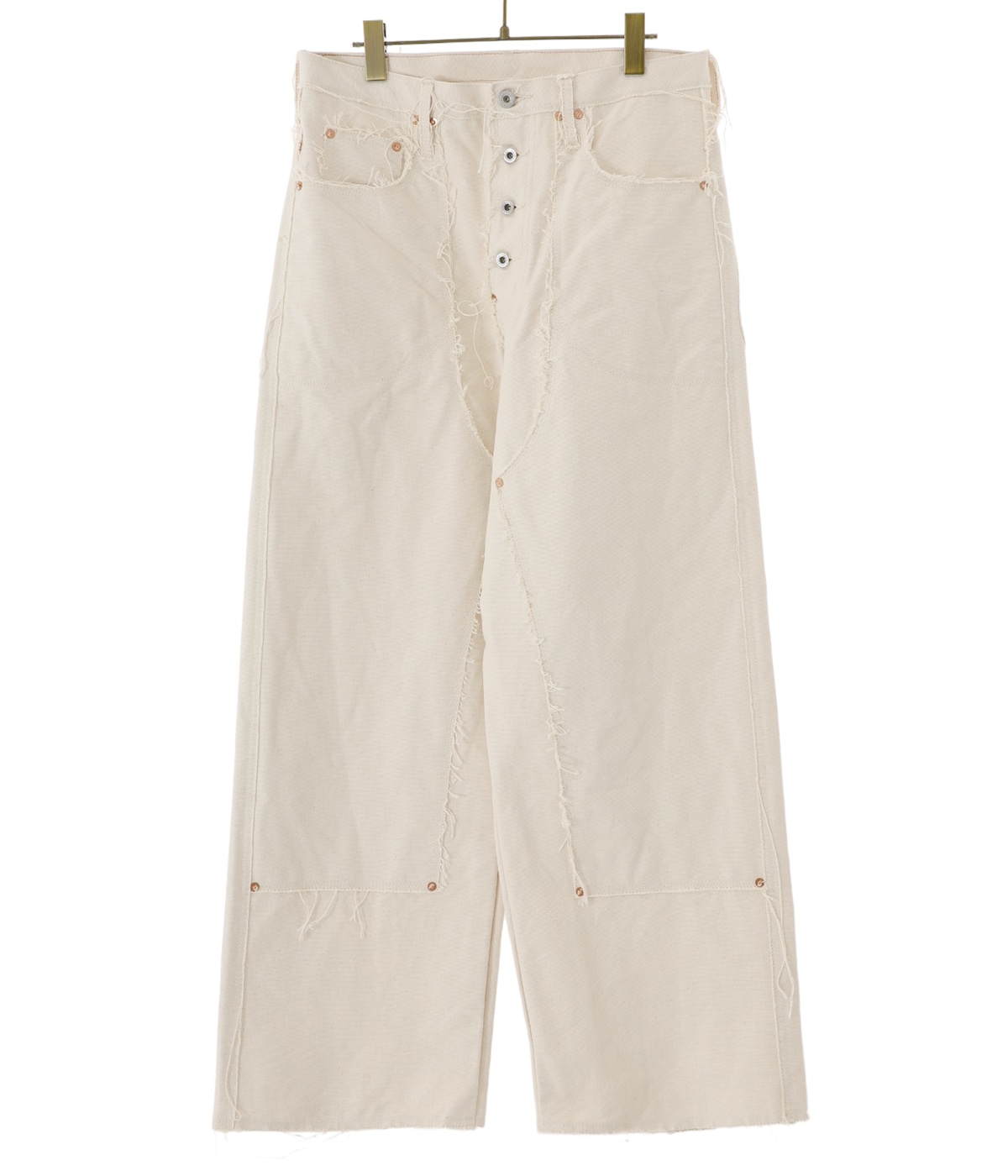 sugarhill シュガーヒル ダブルニーホワイトデニム