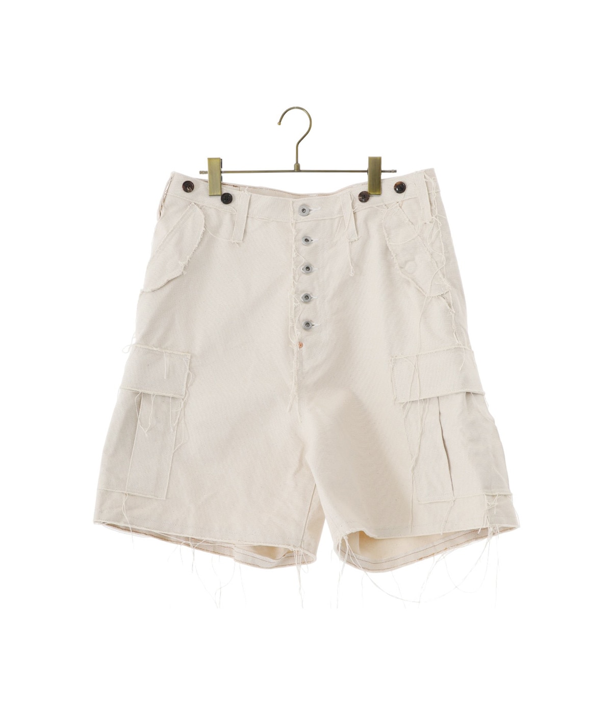 RAW-EDGE CANVAS CARGO SHORTS | SUGARHILL(シュガーヒル