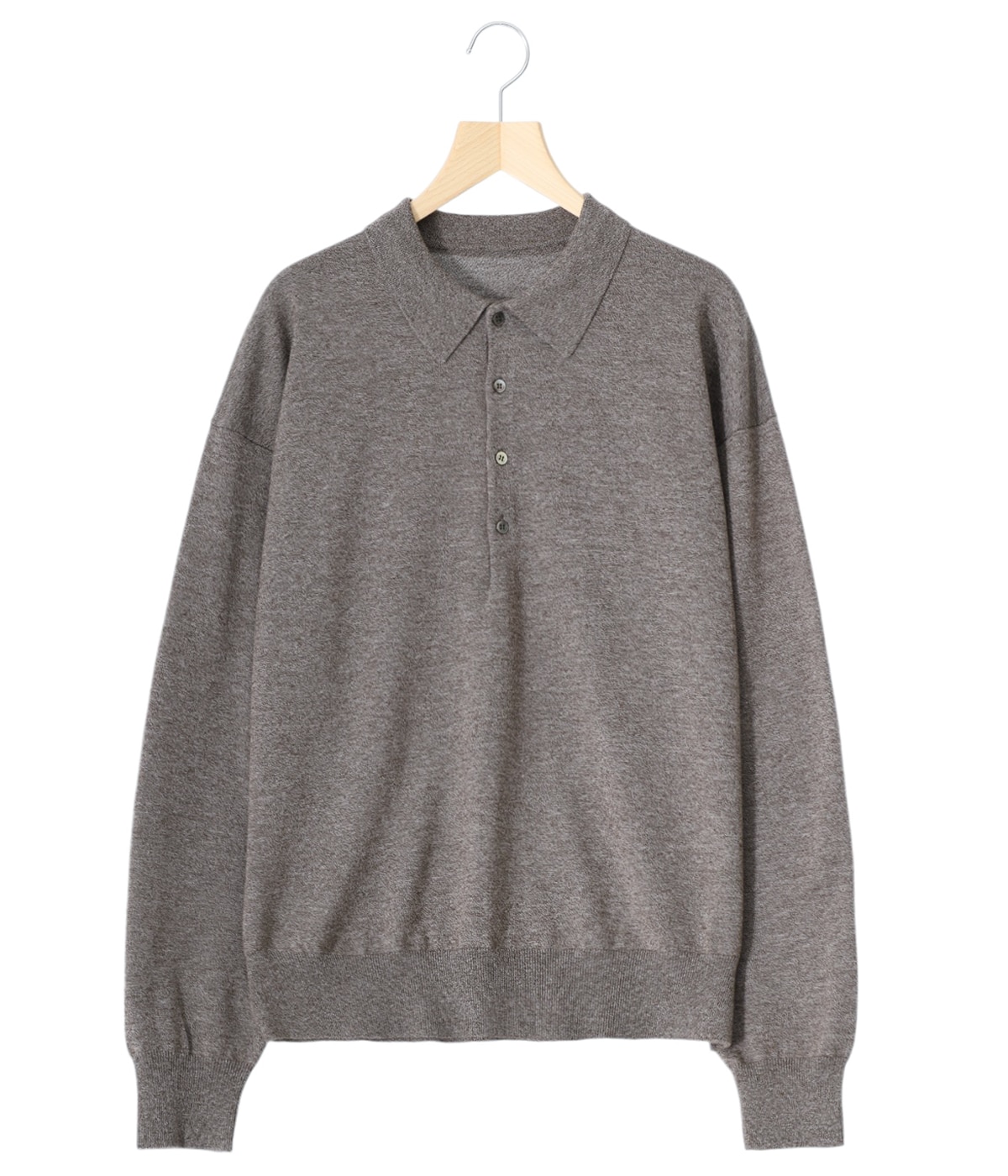 H-G L/S Knit Polo | crepuscule(クレプスキュール) / トップス