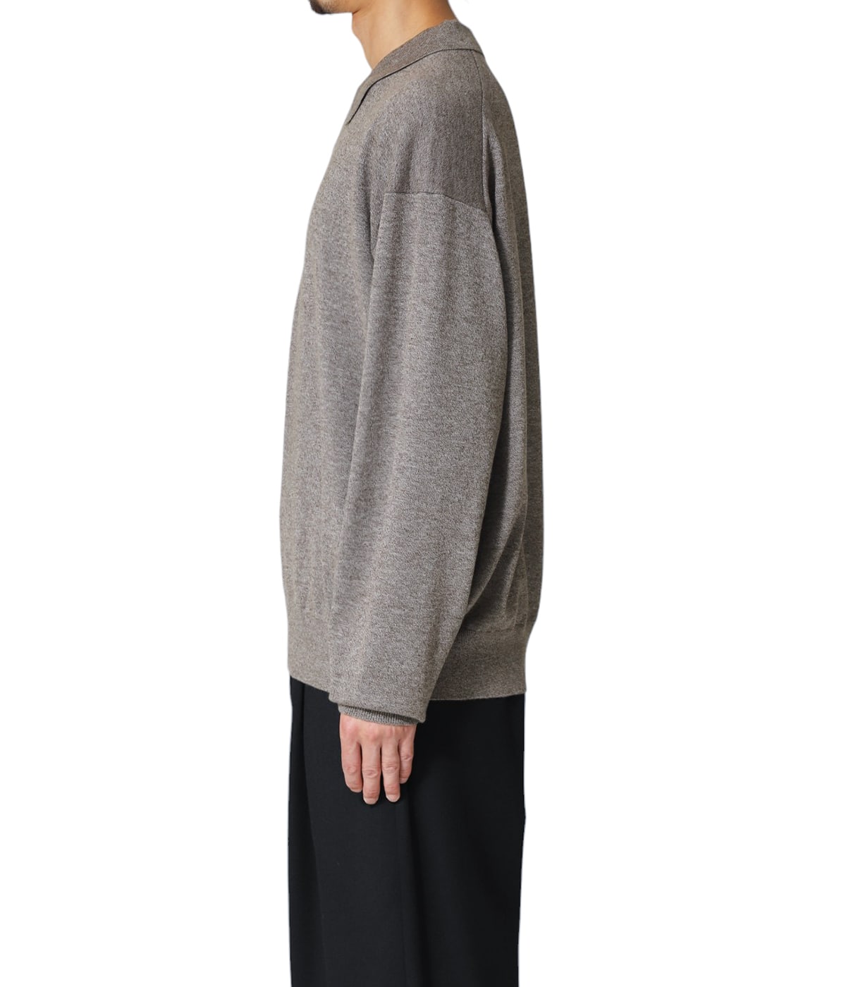 H-G L/S Knit Polo | crepuscule(クレプスキュール) / トップス