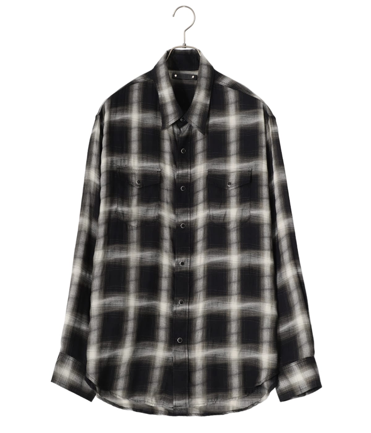 MINEDENIM マインデニム オンブレ チェックシャツ MINEDENIM（マインデニム）】今着たいオンブレチェックシャツ