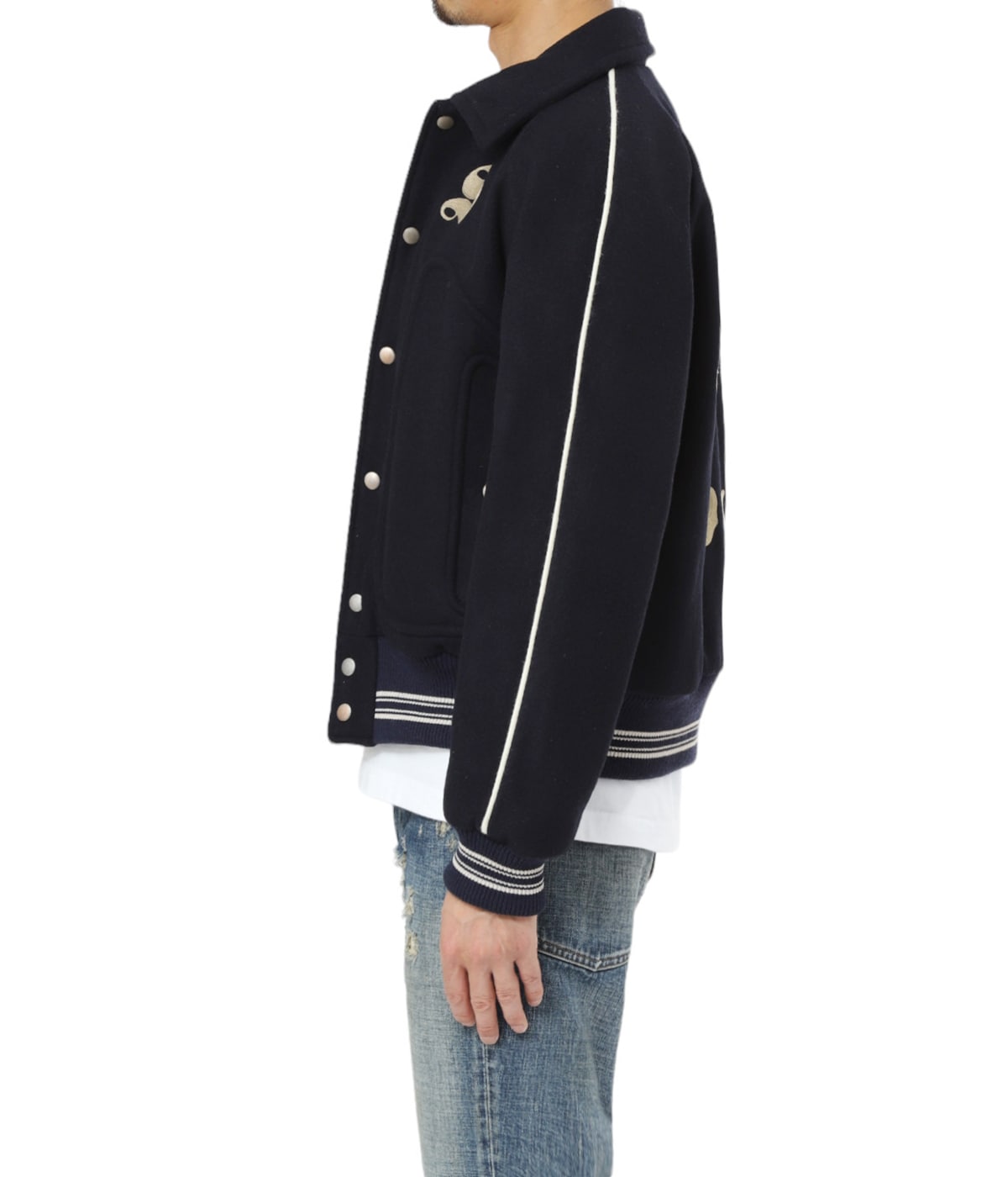 ジャケット・アウター Wool Stadium Jaket glancetokyo WOOL MELTON STADIUM JACKET | SUGARHILL(シュガーヒル