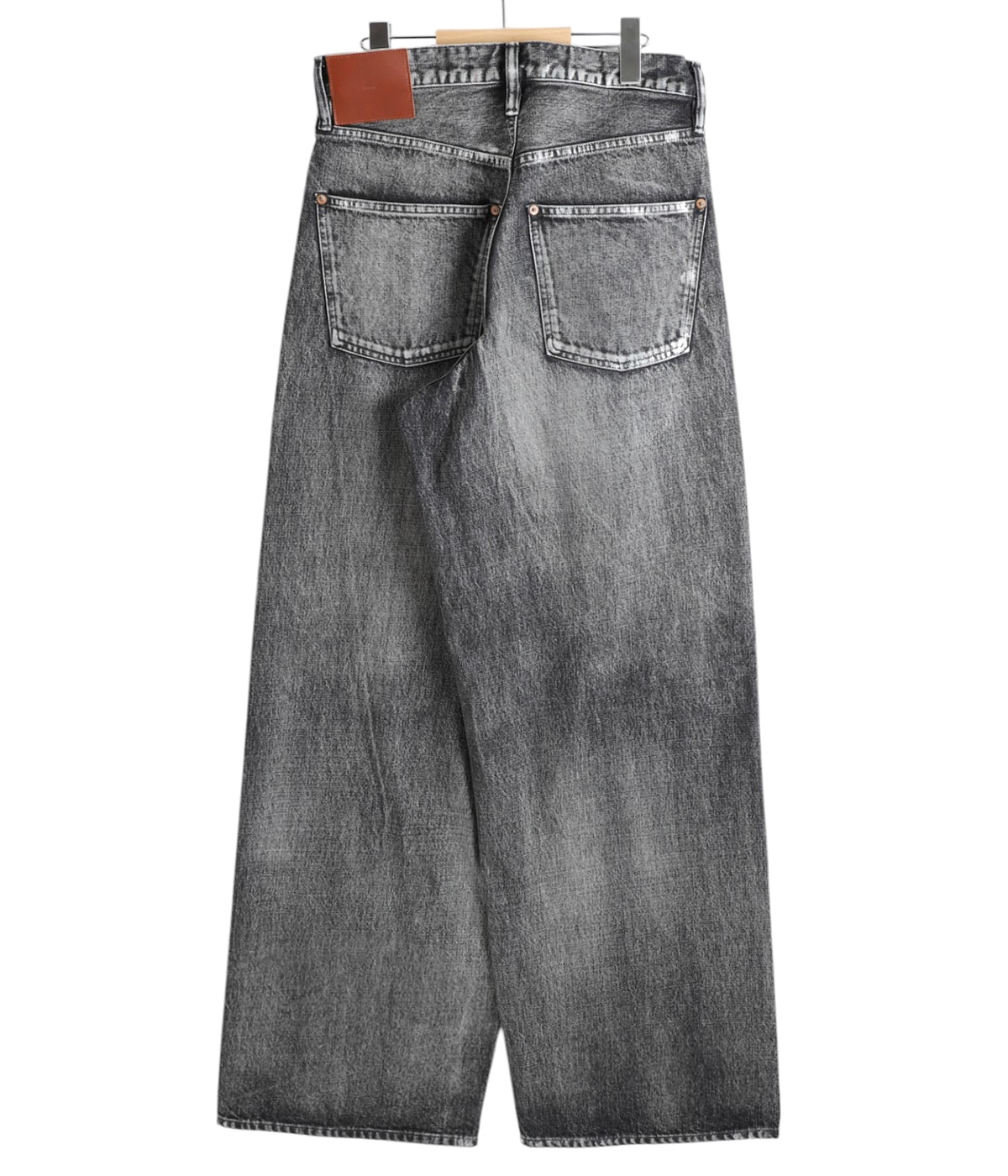 FOILED DENIM TROUSERS WIDE CUT | SUGARHILL(シュガーヒル