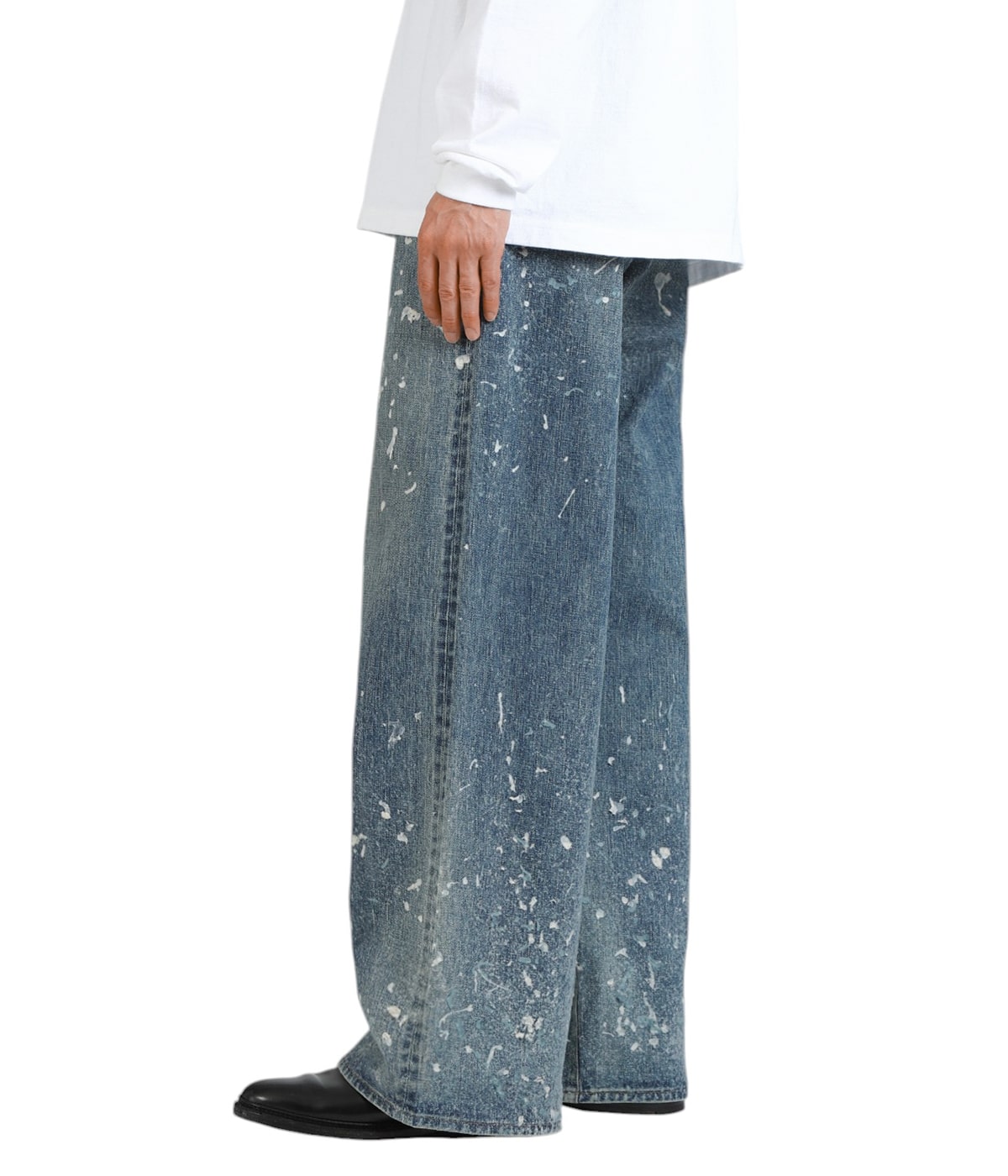 パンツ sugarhill ModernDenimTrousersWideCut w34 MOLDED DENIM TROUSERS WIDE CUT | SUGARHILL(シュガーヒル