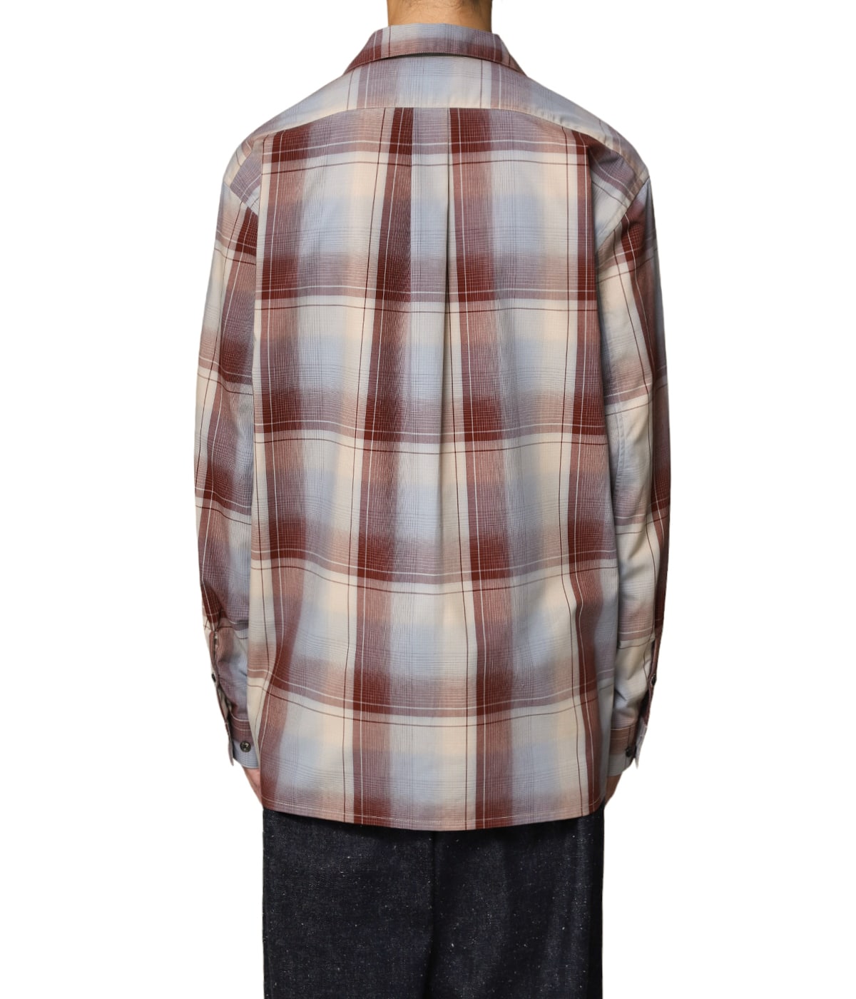 OMBRE PLAID OPEN COLLAR BLOUSE | SUGARHILL(シュガーヒル