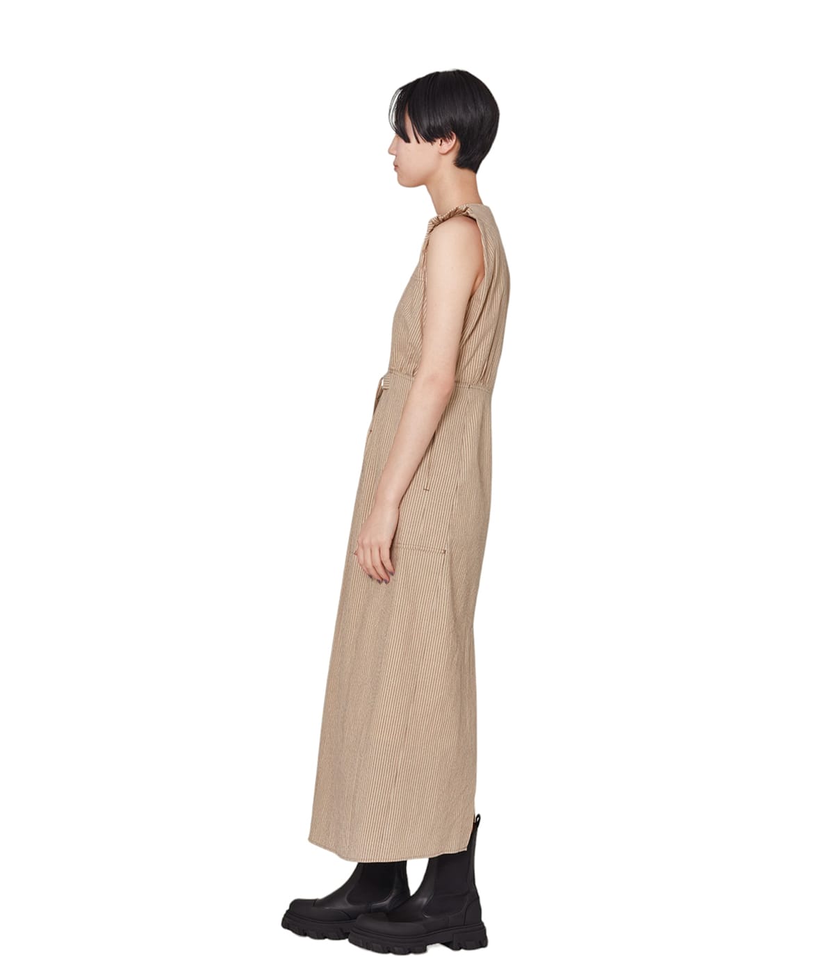 レディース】BELTED LONG DRESS(AALTO ) | PHOTOCOPIEU(フォトコ