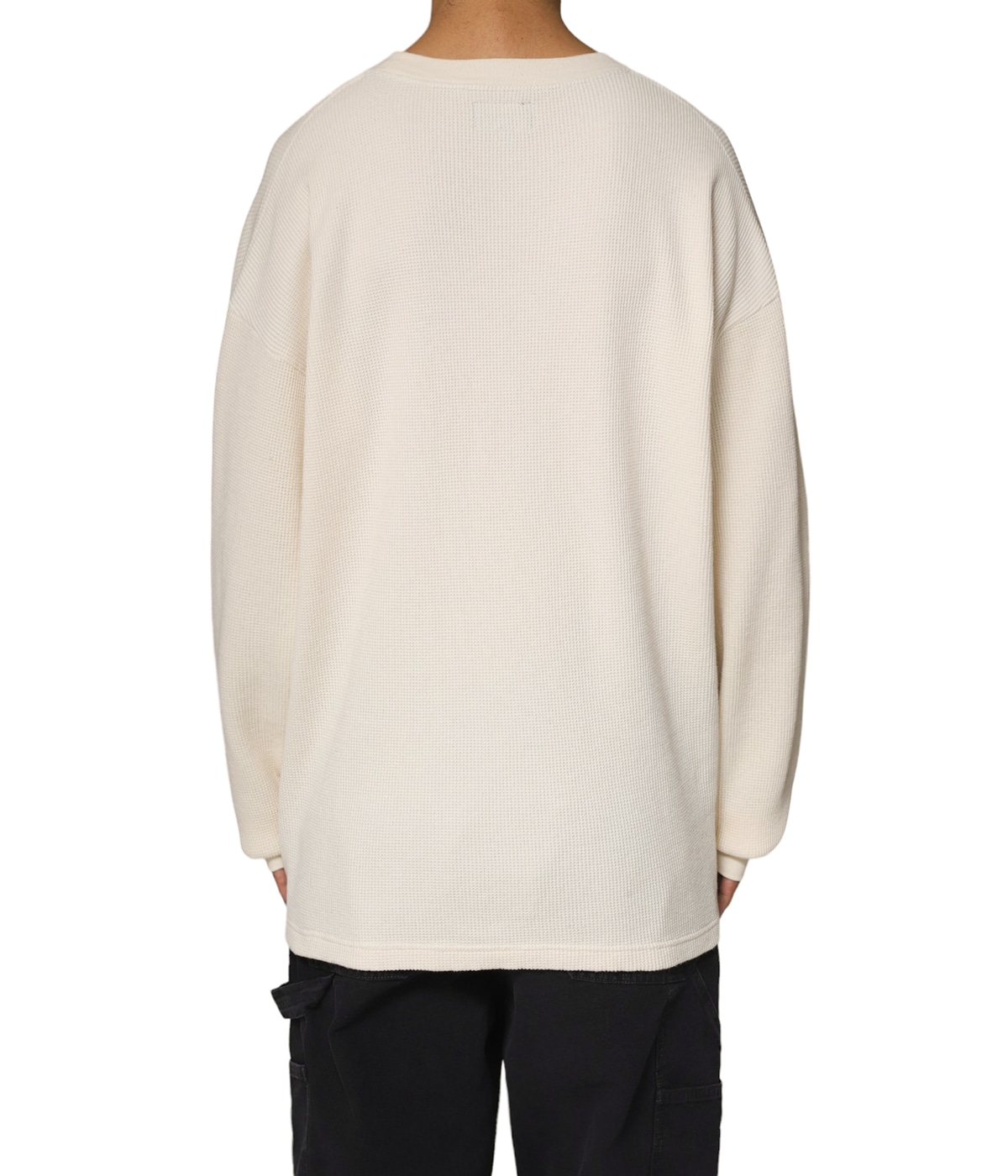 DESCENDANT GAUFRE WAFFLE LS ロンT ブルー　サイズ4 056-251ATDS-CSM12-BL-