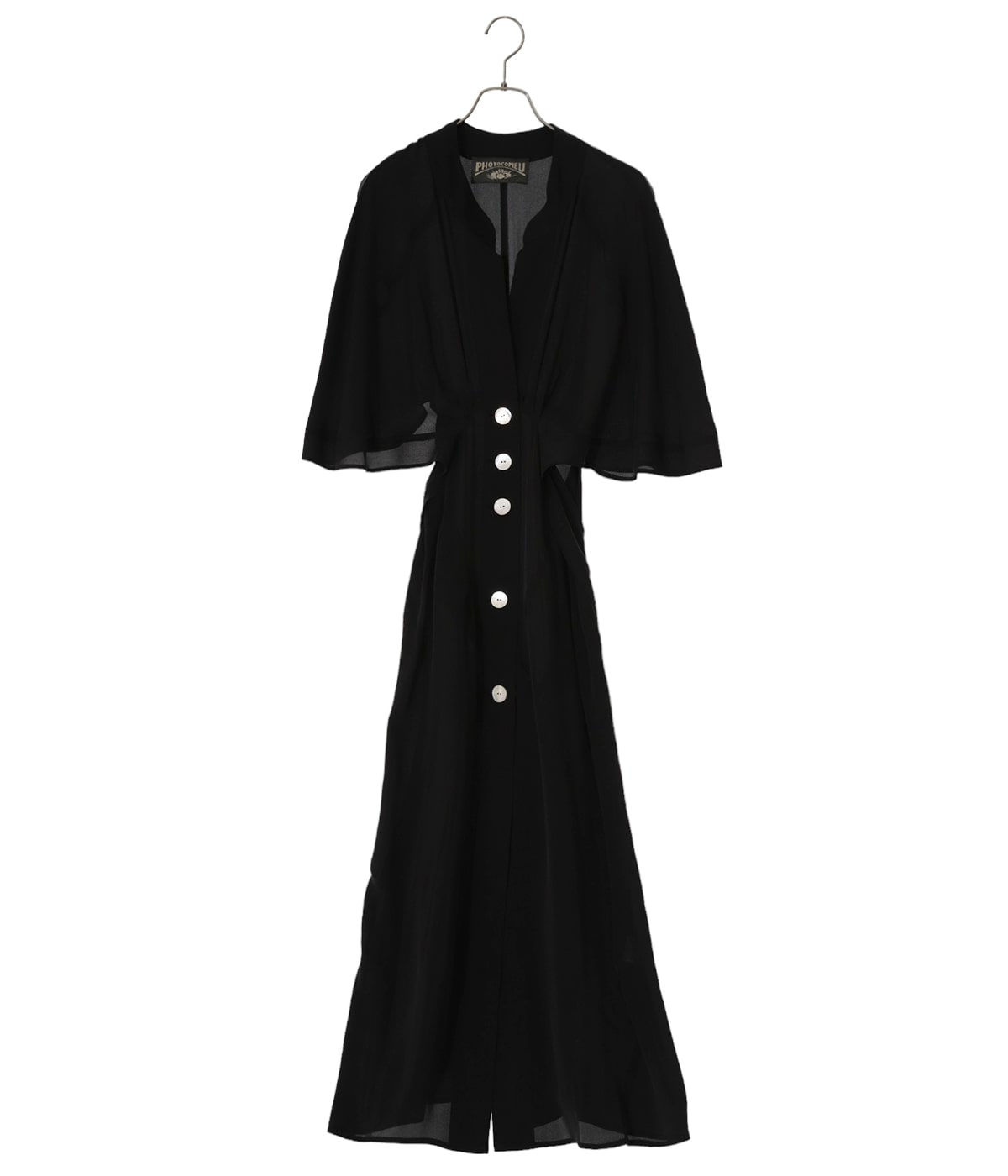 【レディース】CAPE-SLEEVE SHIRT DRESS(HALVARI)