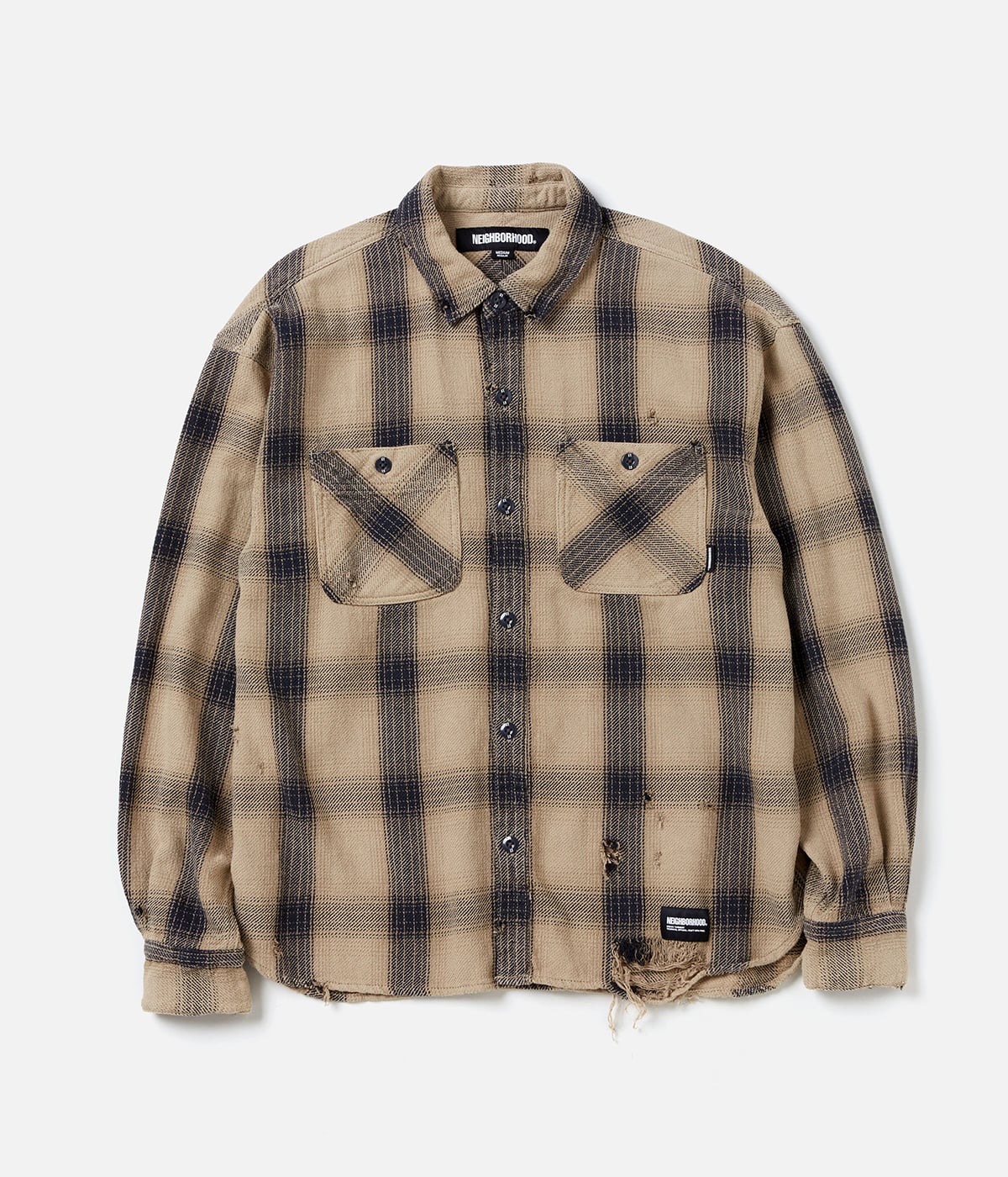 SAVAGE BLOCK HOMBRE CHECK SHIRT LS | NEIGHBORHOOD