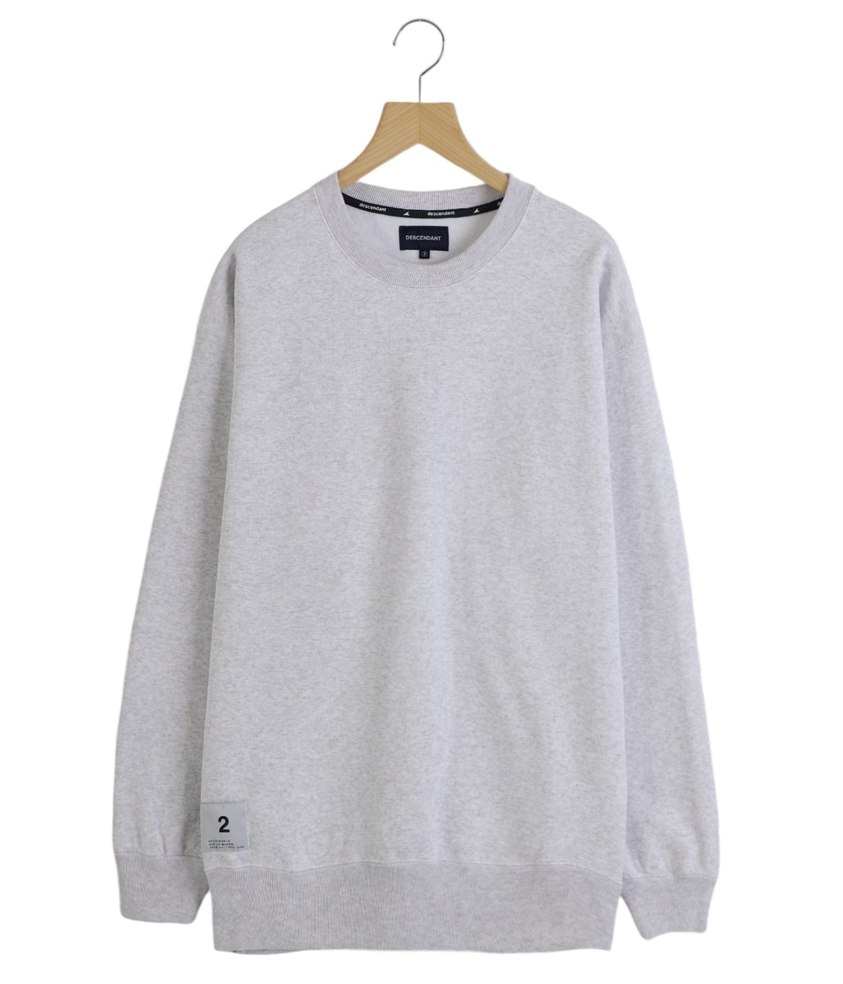 DESCENDANT 刺繍ロゴ入り　スウェット　トレーナー　CACHALOT CACHALOT CREW NECK | DESCENDANT(ディセンダント) / トップス