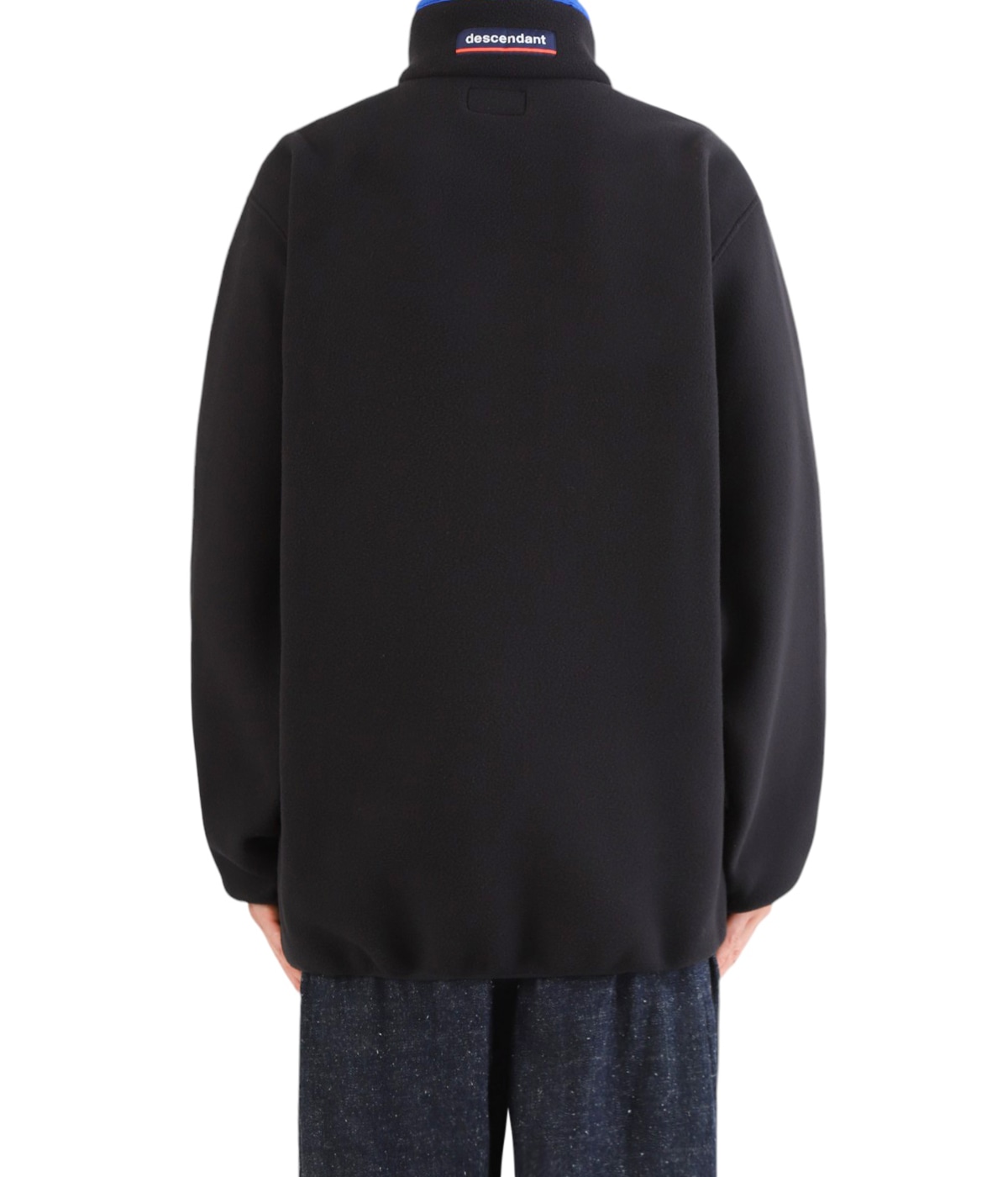 descendant ディセンダント ハーフジップ フリース サイズ2 DESCENDANT/BURY ZIP FLEECE (BLACK)
