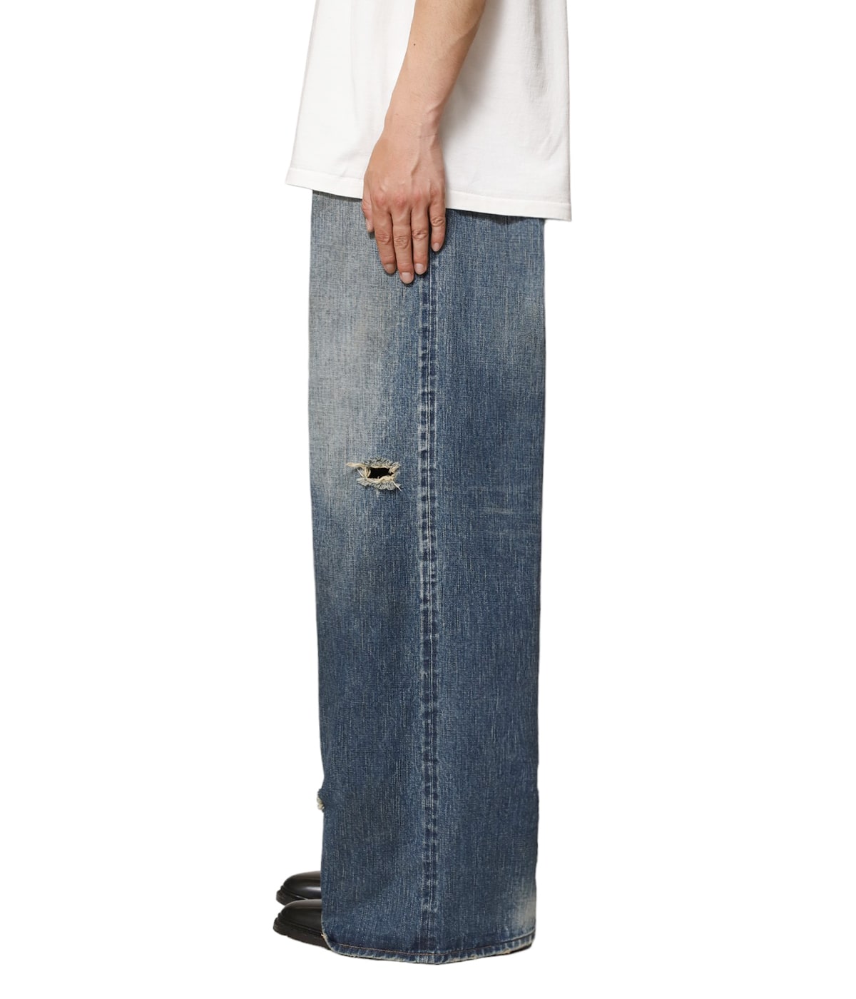FADED MODERN DENIM WIDE TROUSERS | SUGARHILL(シュガーヒル