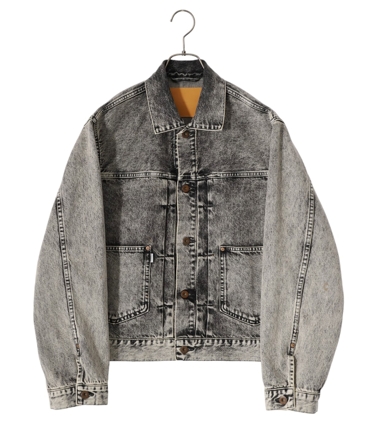 ACID WASHED MODERN DENIM JACKET