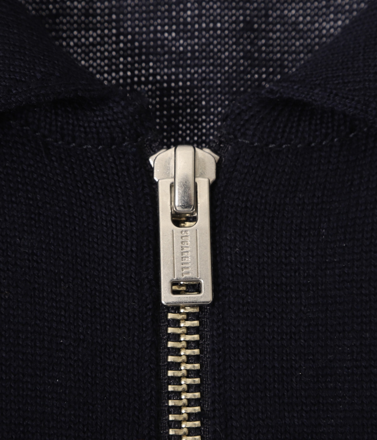 ZIP-UP LINE KNIT POLO SHIRT | SUGARHILL(シュガーヒル
