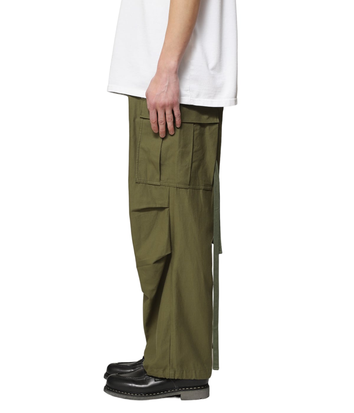 YAECA PARK ヤエカ カーゴパンツ ベージュ size32 ドローコード YAECA PARK ヤエカ カーゴパンツ ベージュ size32 ドローコード