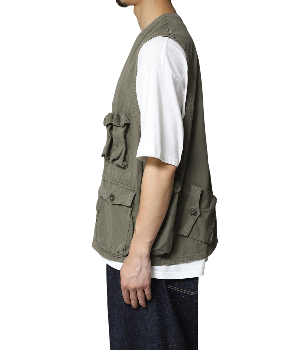 COTTON WEATHER CLOTH C-1 VEST | GOLD(ゴールド) / トップス