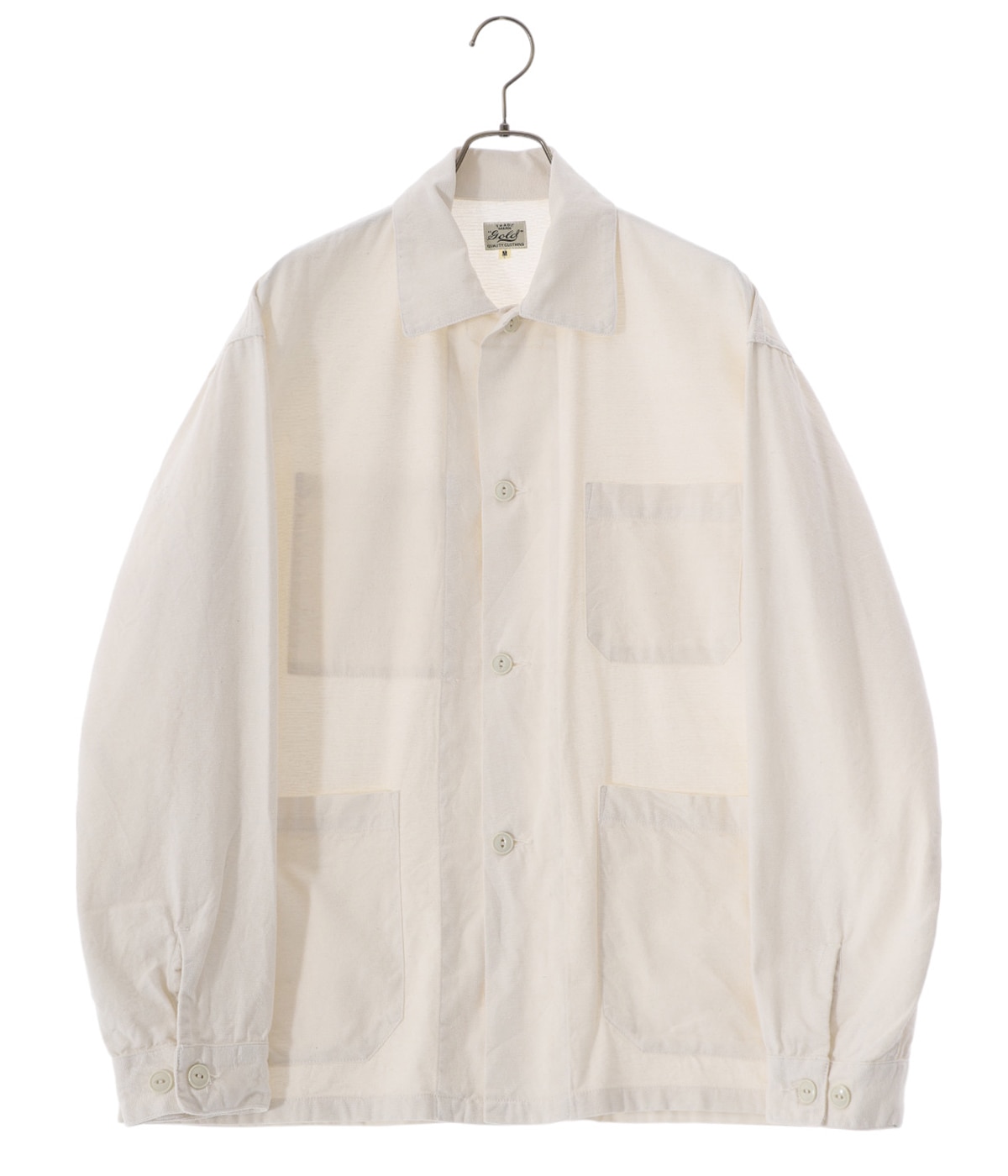 COTTON/SILK NEP DUCK WORK JACKET | GOLD(ゴールド) / アウター