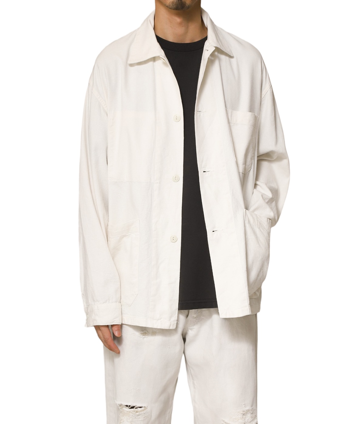 ジャケット・アウター GOLD COTTON SILK NEP DUCK WORK JACKET GOLD】COTTON × SILK NEP DUCK WORK JACKET | JUNKY STYLE