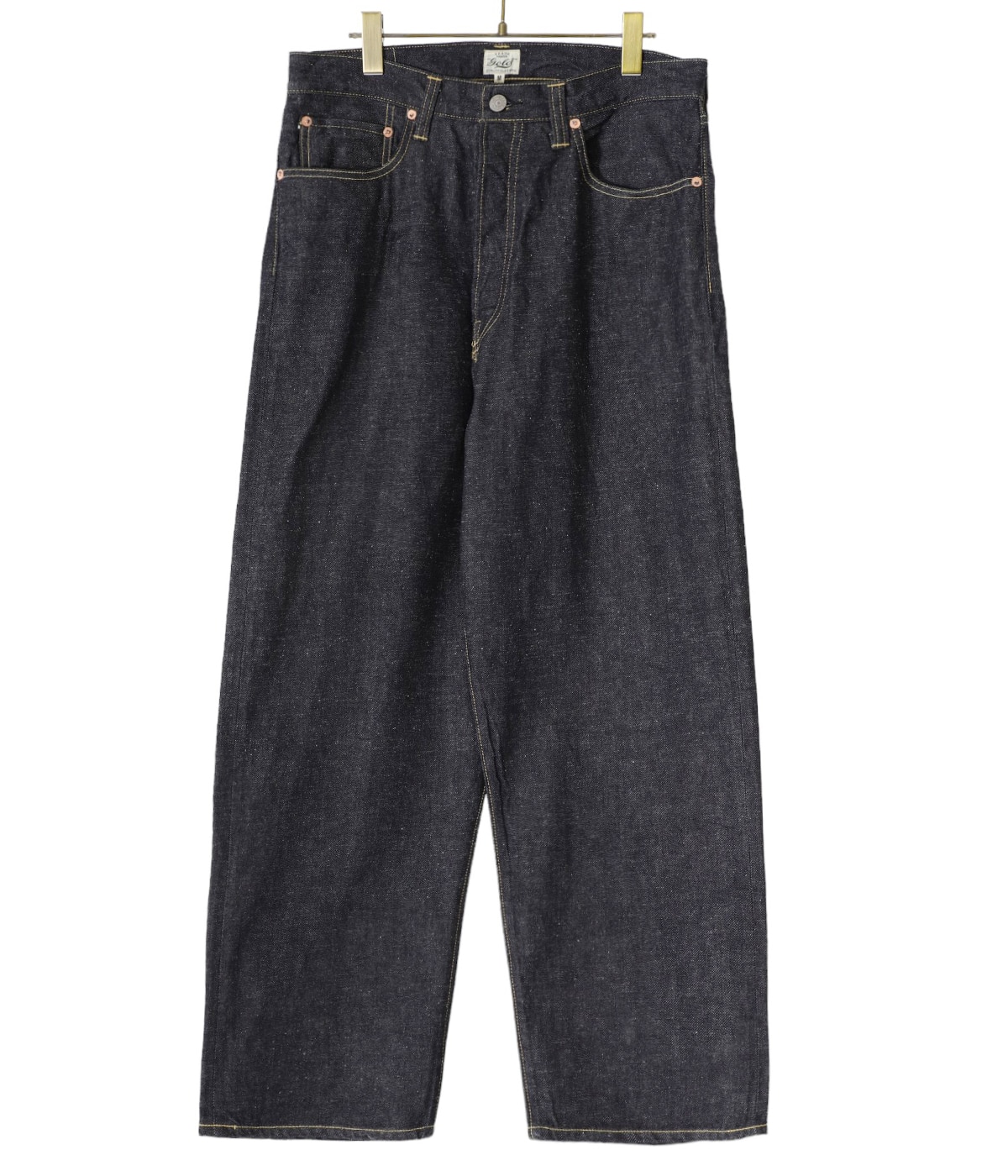 JEANASIS eL 箔デニム　おね　コラボ　ゴールド　完売品 JEANASIS eL 箔デニム おね コラボ ゴールド 完売品 - メルカリ