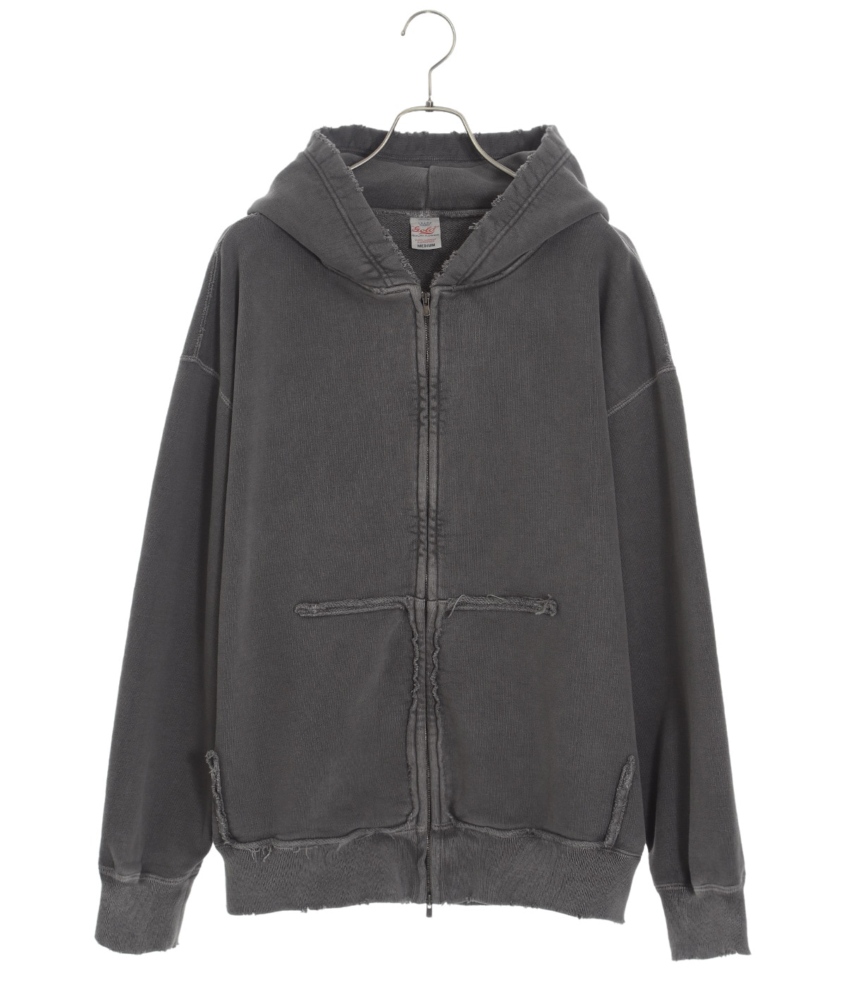 【極美品】アパルトモンLOOPWHEELER Sweat Parka GL69307 / LOOPWHEEL SWEAT FULL ZIP PARKA DAMAGE AGED – gold