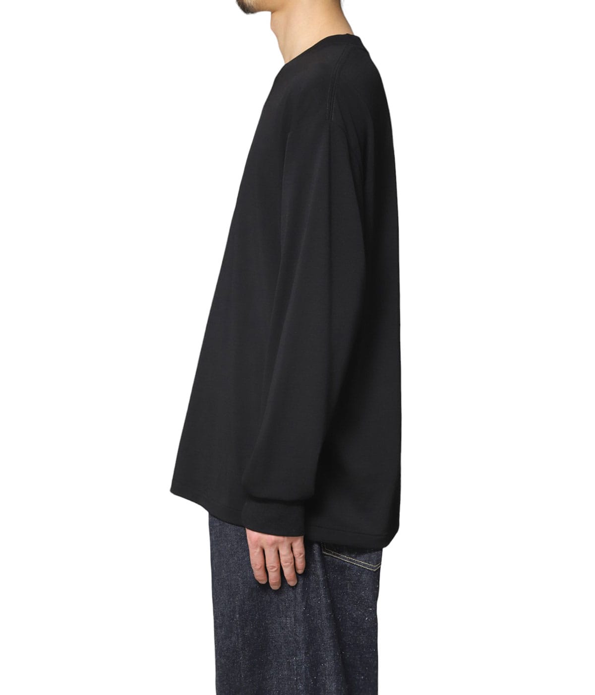 1/48 SUMMER WOOL L/S T-SHIRT | GOLD(ゴールド) / トップス