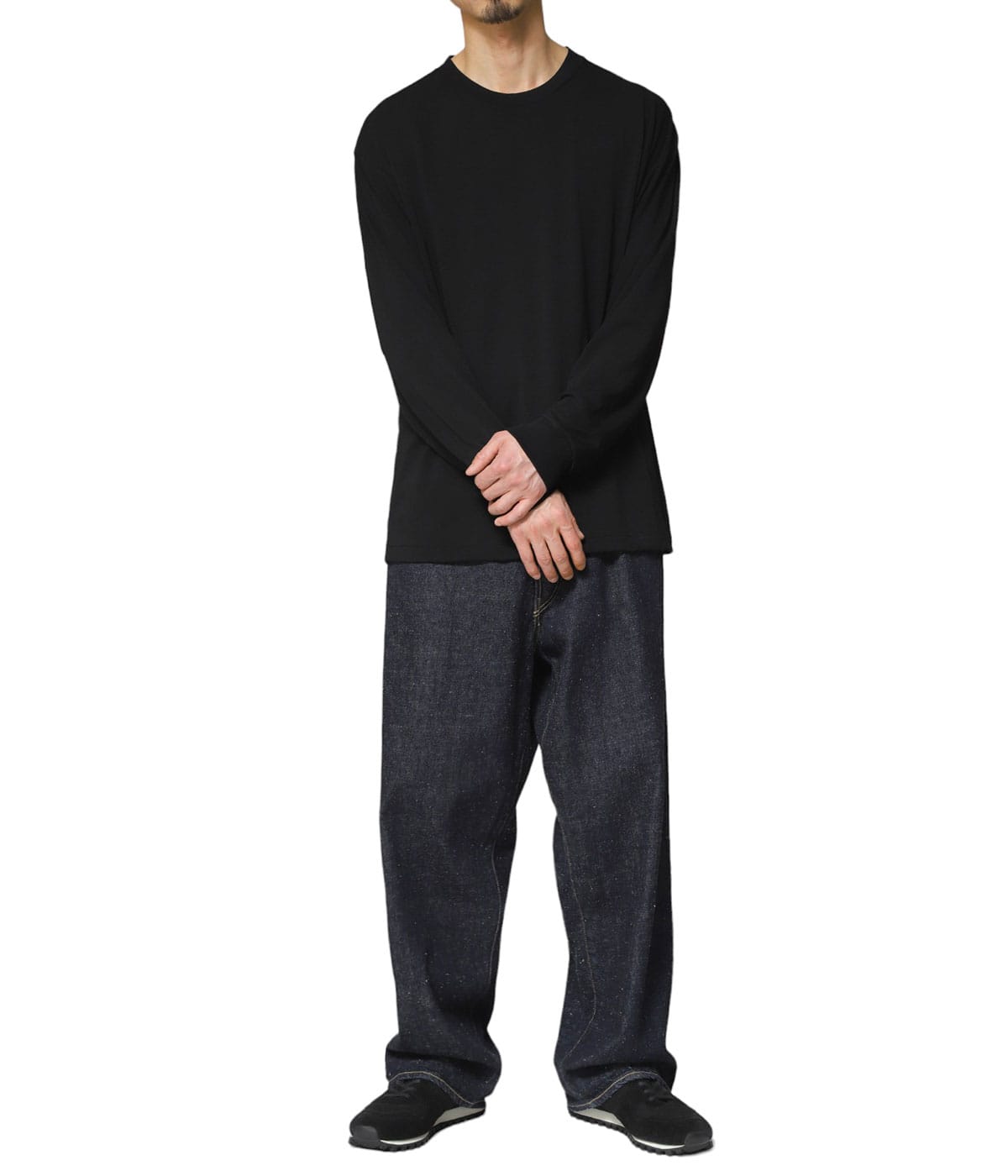 1/48 SUMMER WOOL L/S T-SHIRT | GOLD(ゴールド) / トップス