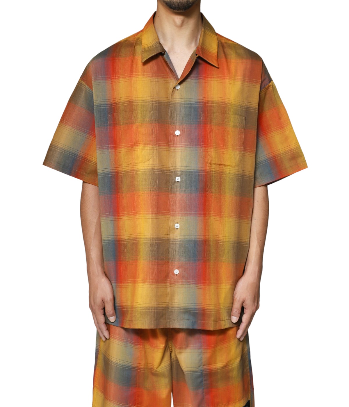 MASSES キムタク着 コットンチェックシャツ レッド Sサイズ マシス MASSES キムタク着 コットンチェックシャツ レッド Sサイズ マシス