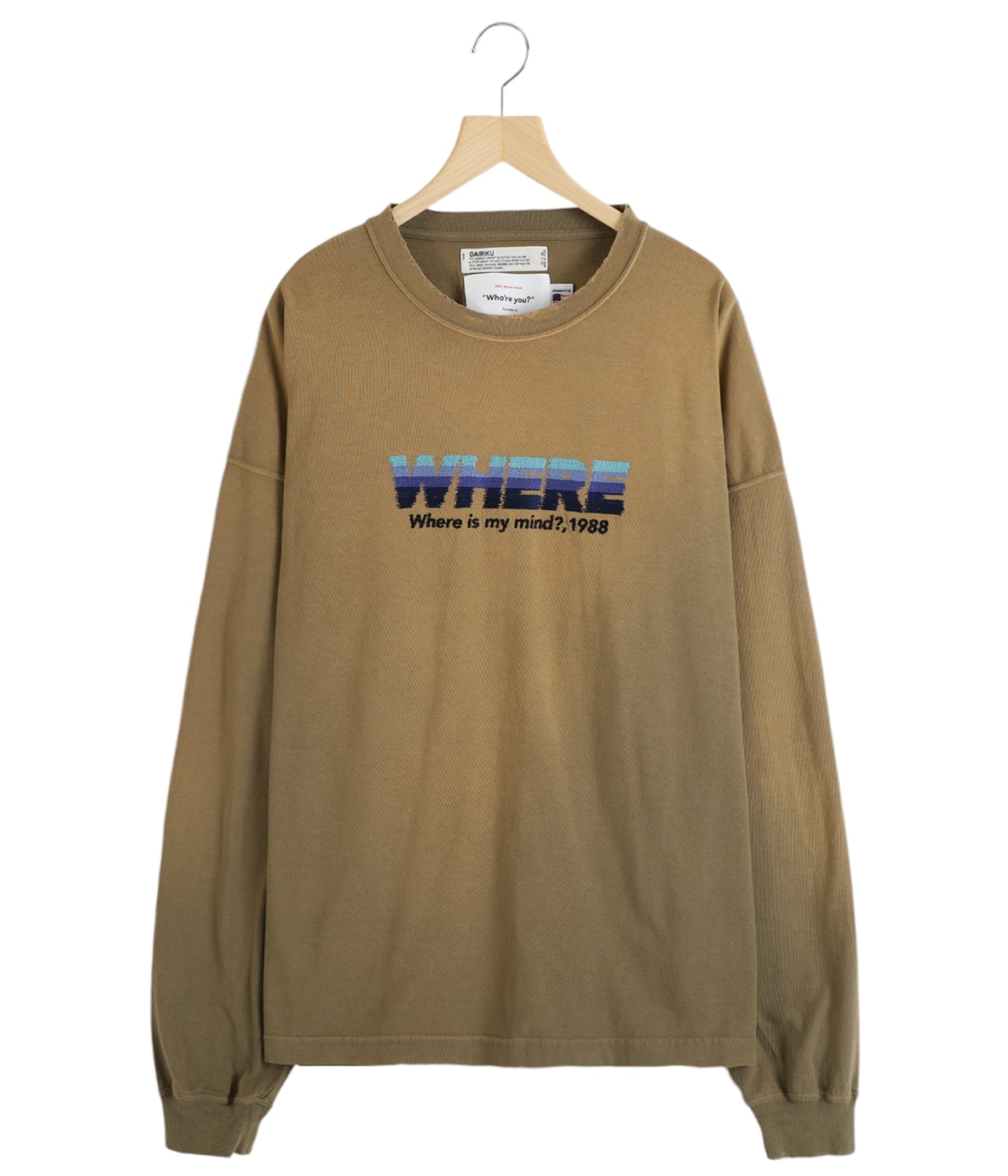 ダイリク DAIRIKU WHERE Vintage Theme Tee WHERE“ Vintage Theme Tee | DAIRIKU(ダイリク) / トップス