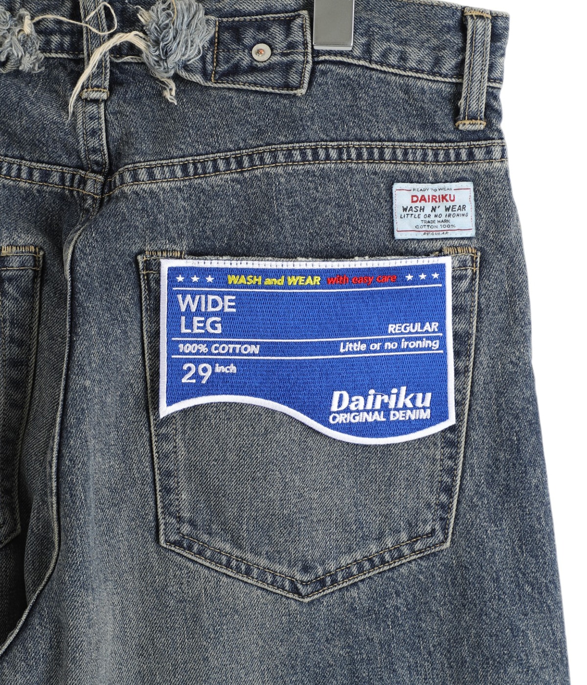 DAIRIKU wide vintage denim pants 値下げ月曜日迄 DAIRIKU - 【残りわずか】Wide Vintage Denim Pants | ACRMTSM