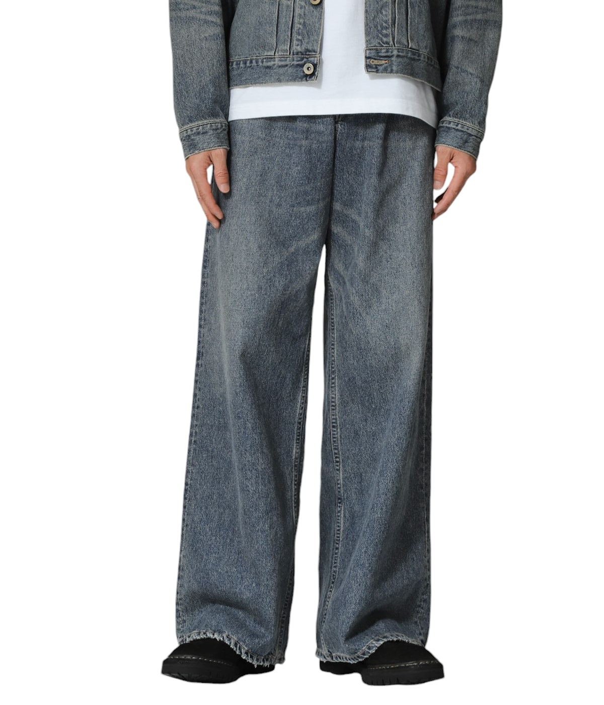 DAIRIKU wide vintage denim pants 値下げ月曜日迄 DAIRIKU - 【残りわずか】Wide Vintage Denim Pants | ACRMTSM