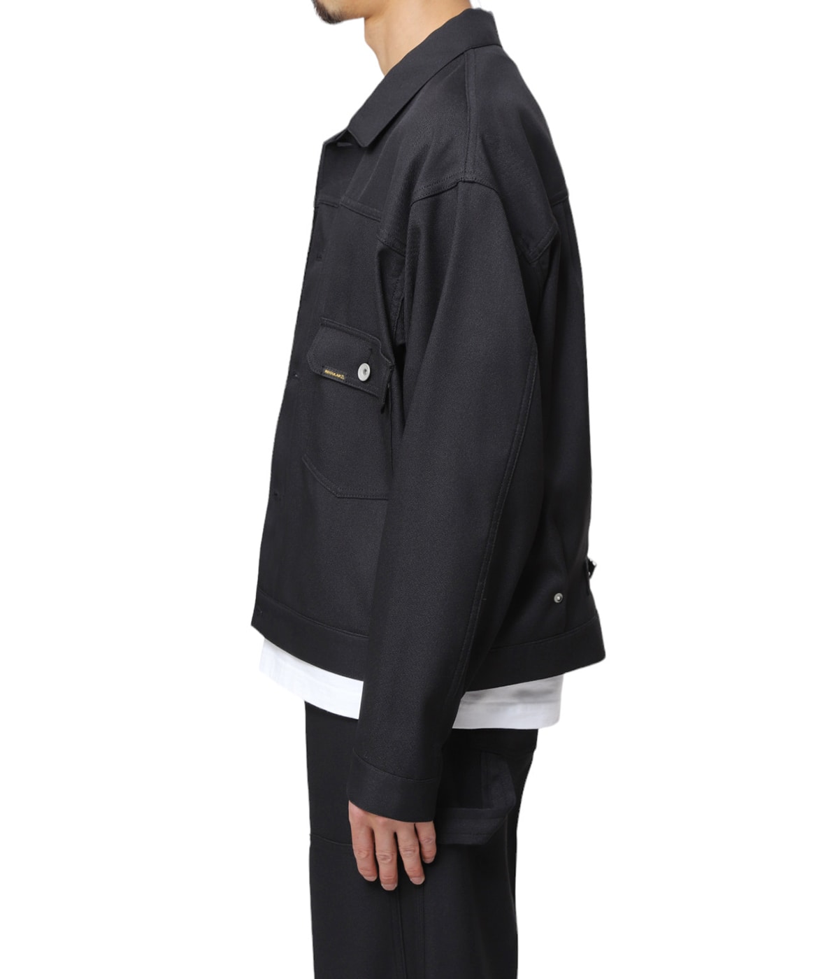 DAIRIKU 2pkt Polyester Jacket Lサイズ 黒 DAIRIKU [ 2pkt Ployester Jacket ] Black | ロイド・エフ