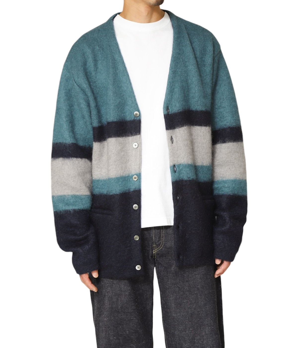 Stupid Shaggy Panel Cardigan | cantate(カンタータ