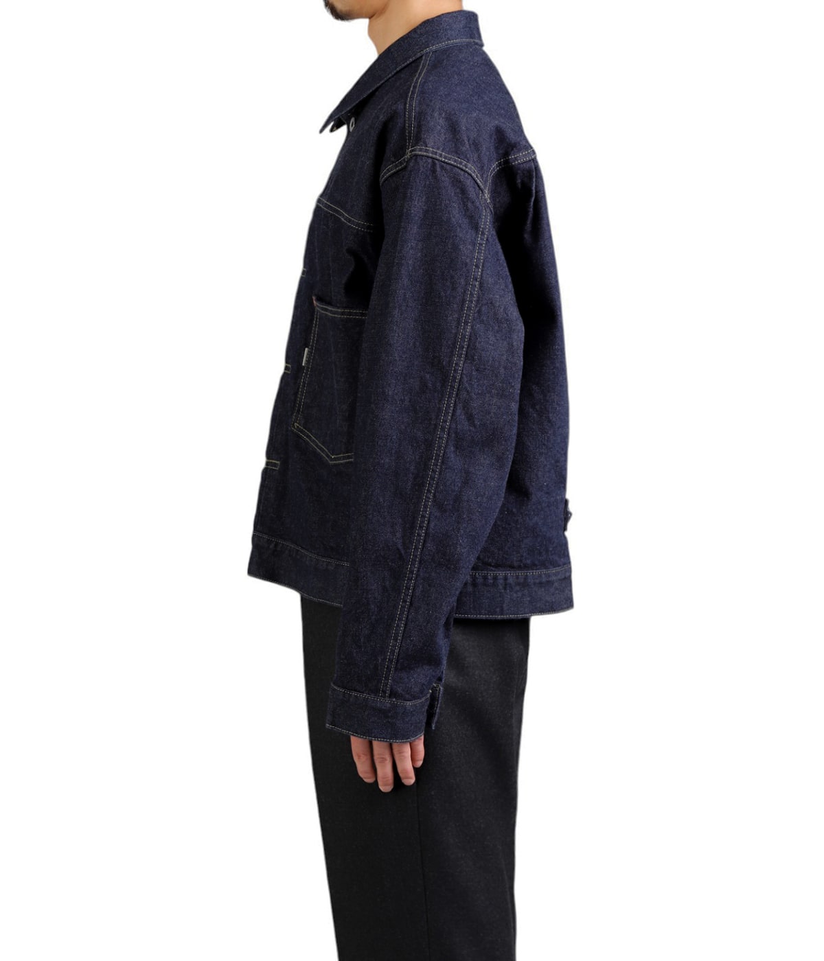 【美品】cantate WWIIT-BackJacketTバックデニムジャケット WW II T-Back Jacket | cliché