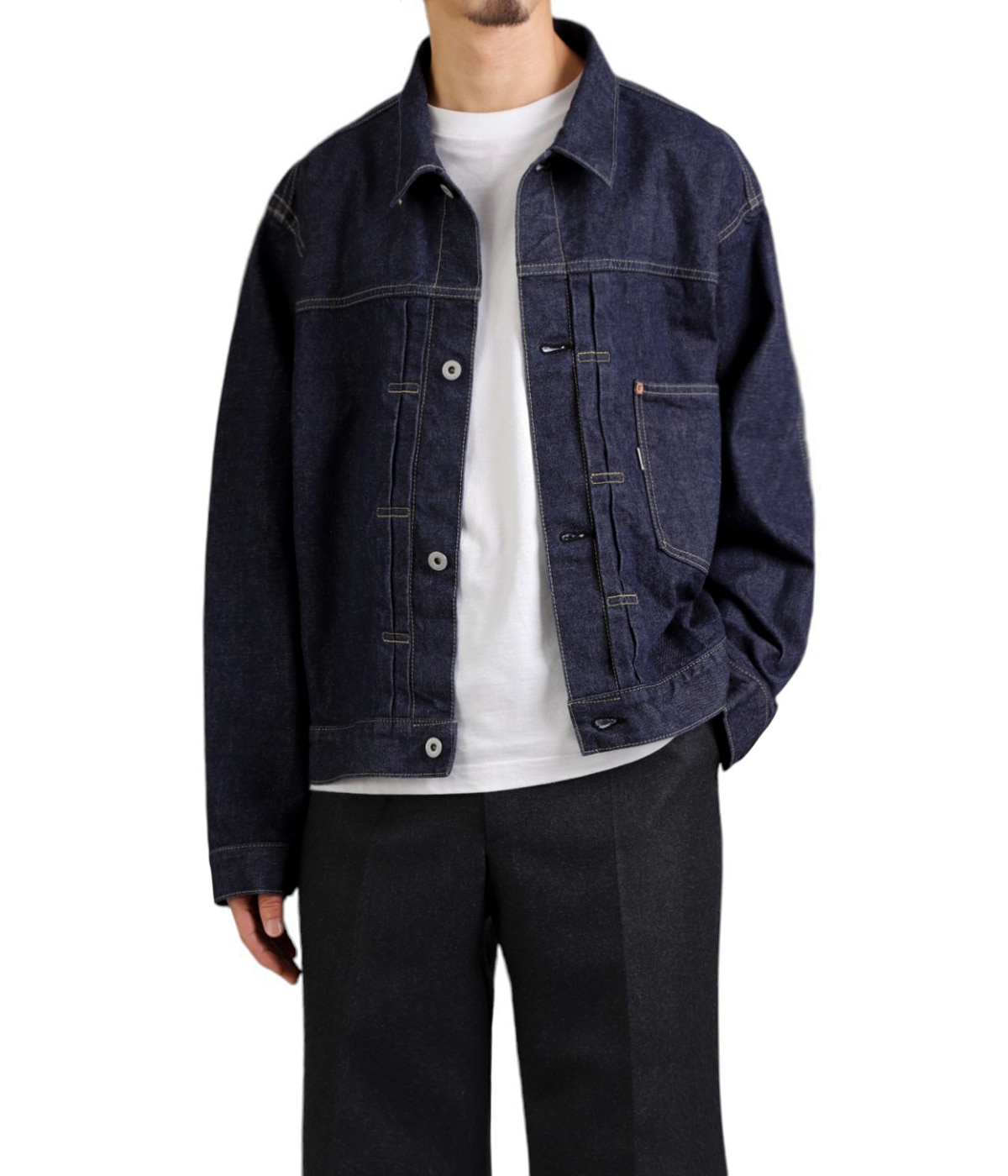 【美品】cantate WWIIT-BackJacketTバックデニムジャケット 美品】cantate WWIIT-BackJacketTバックデニムジャケット - メルカリ
