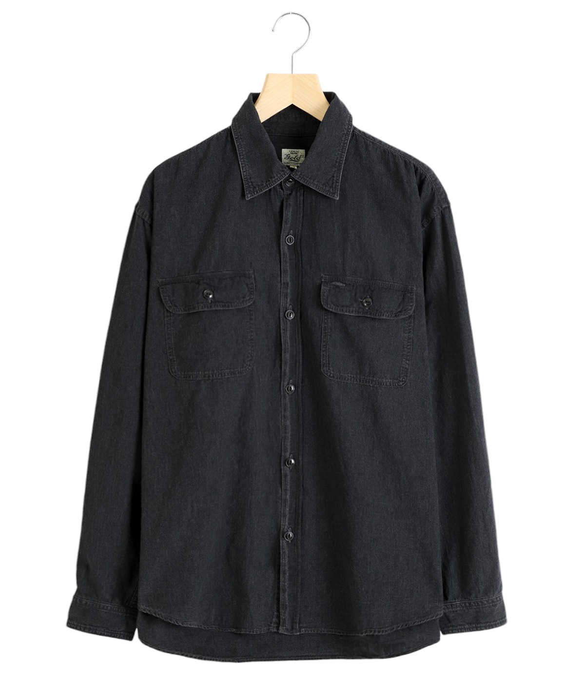 CHAMBRAY L/S WORK SHIRT BLEACH