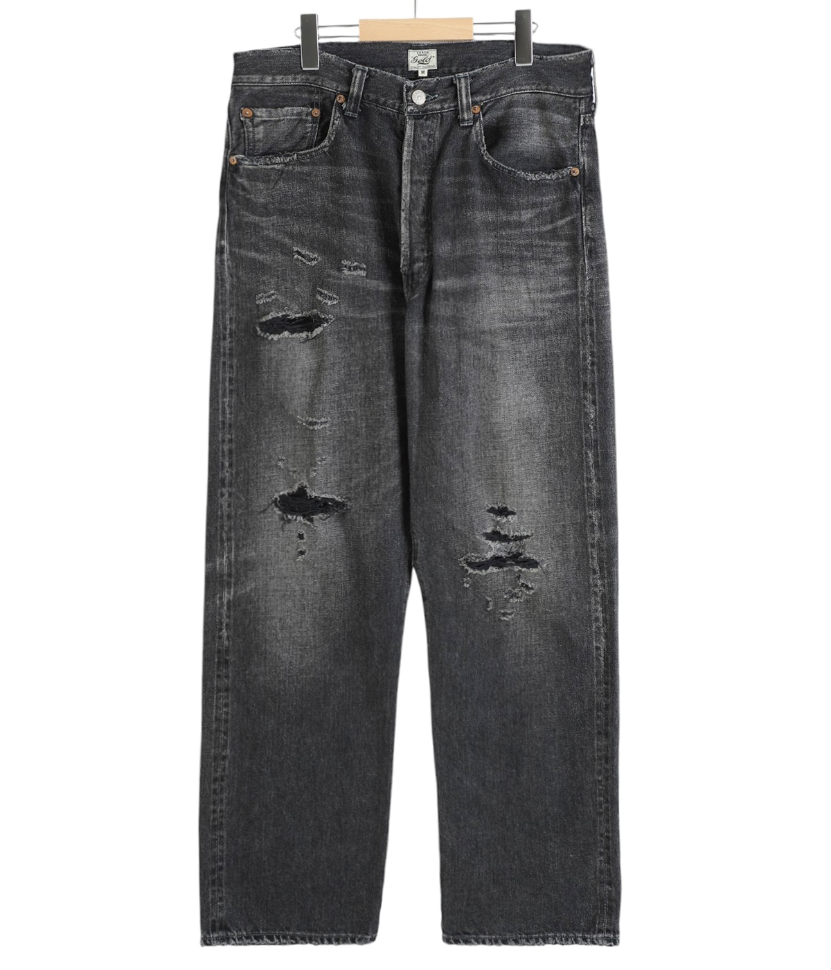 JEANASIS eL 箔デニム　おね　コラボ　ゴールド　完売品 JEANASIS eL 箔デニム おね コラボ ゴールド 完売品 - メルカリ