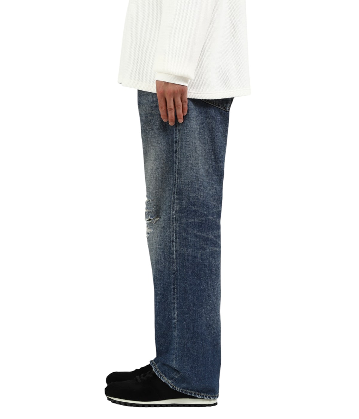 RECYCLED WASTE SUVIN COTTON YARN 11.5oz. DENIM 5POCKET