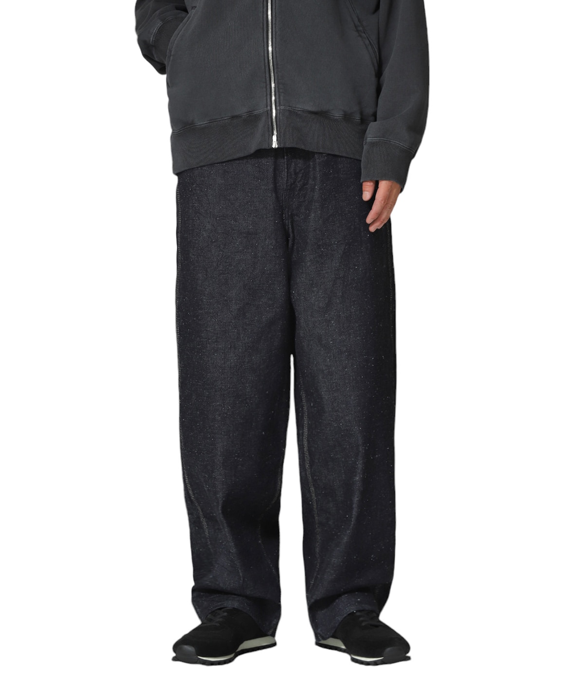 RECYCLED WASTE SUVIN COTTON YARN 11.5oz. DENIM PAINTER PANTS