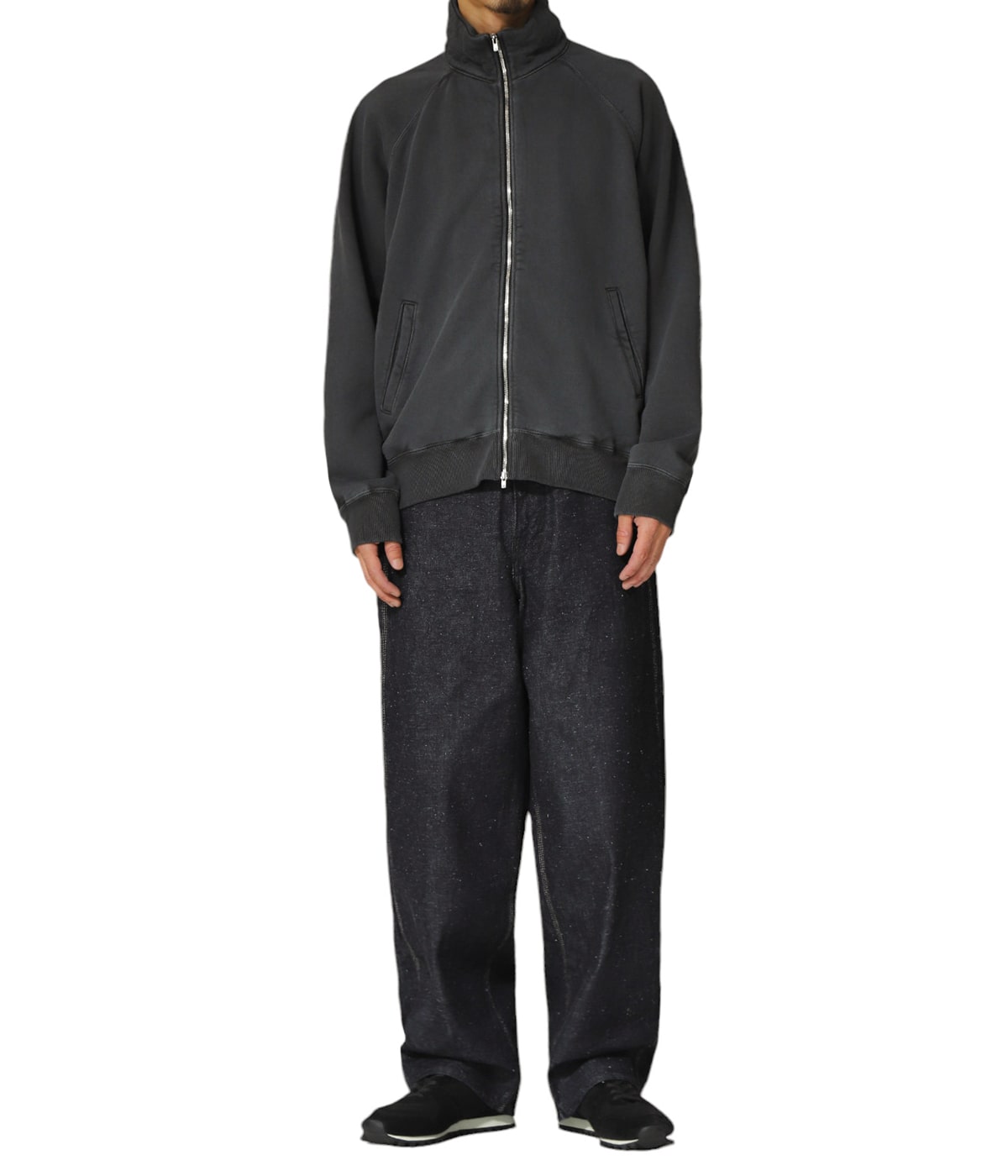 RECYCLED WASTE SUVIN COTTON YARN 11.5oz. DENIM PAINTER PANTS