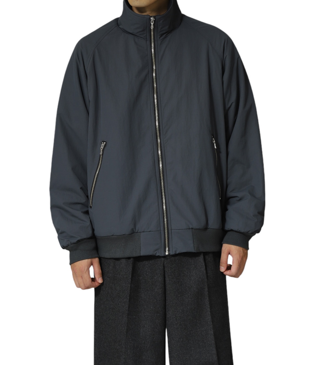 ブルゾン メンズ UNIWEAR ユニウェア 8805 日本製生地使用 日本製「尾州」コットンキルト ドライバーズ ジップアップ