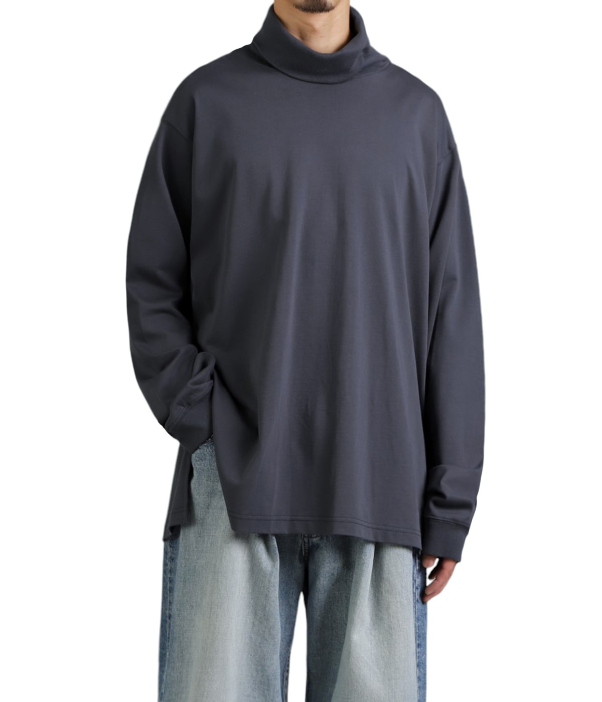 TURTLE NECK L/S TEE | URU(ウル) / トップス カットソー長袖